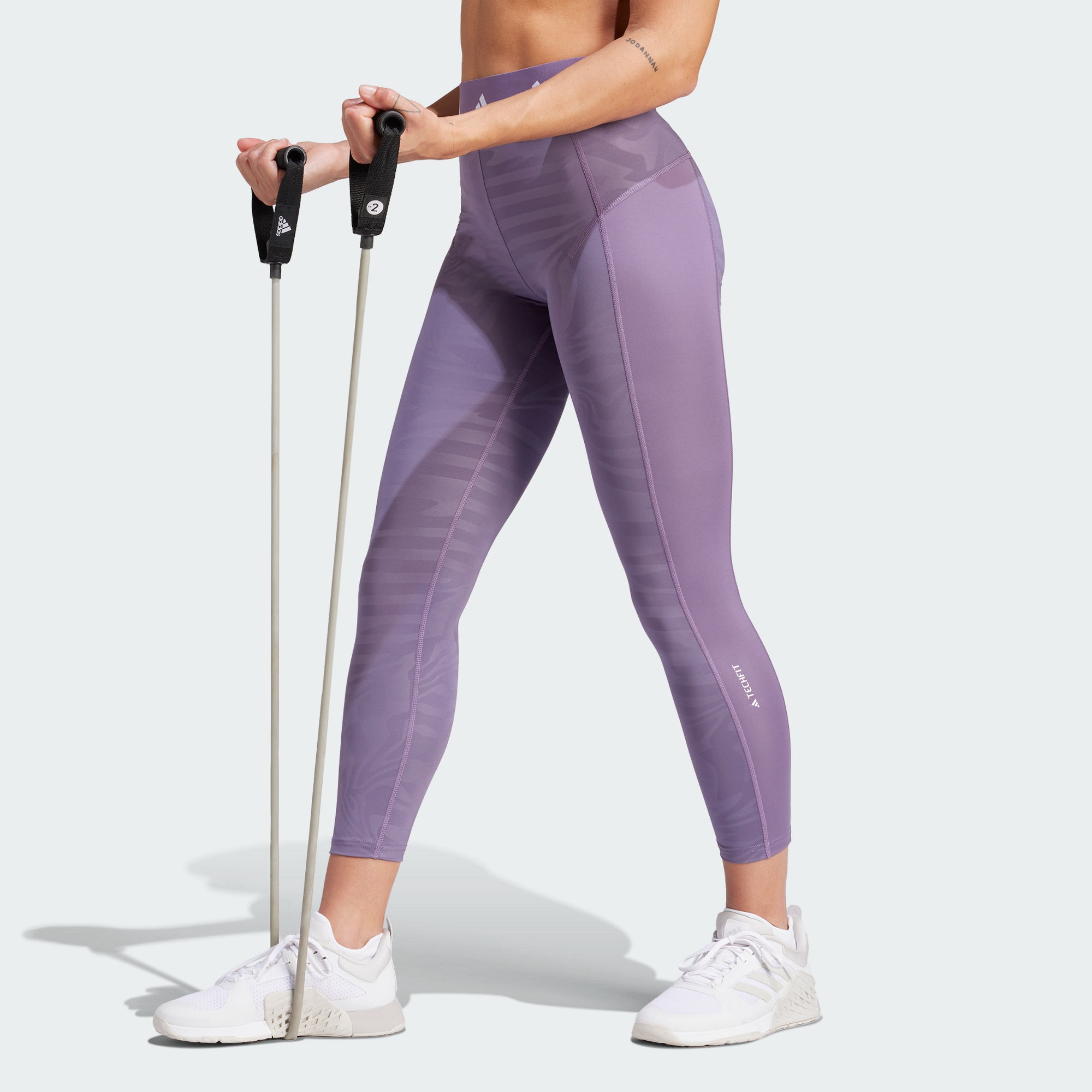 Женские леггинсы adidas TECHFIT PRINTED 7/8 LEGGINGS