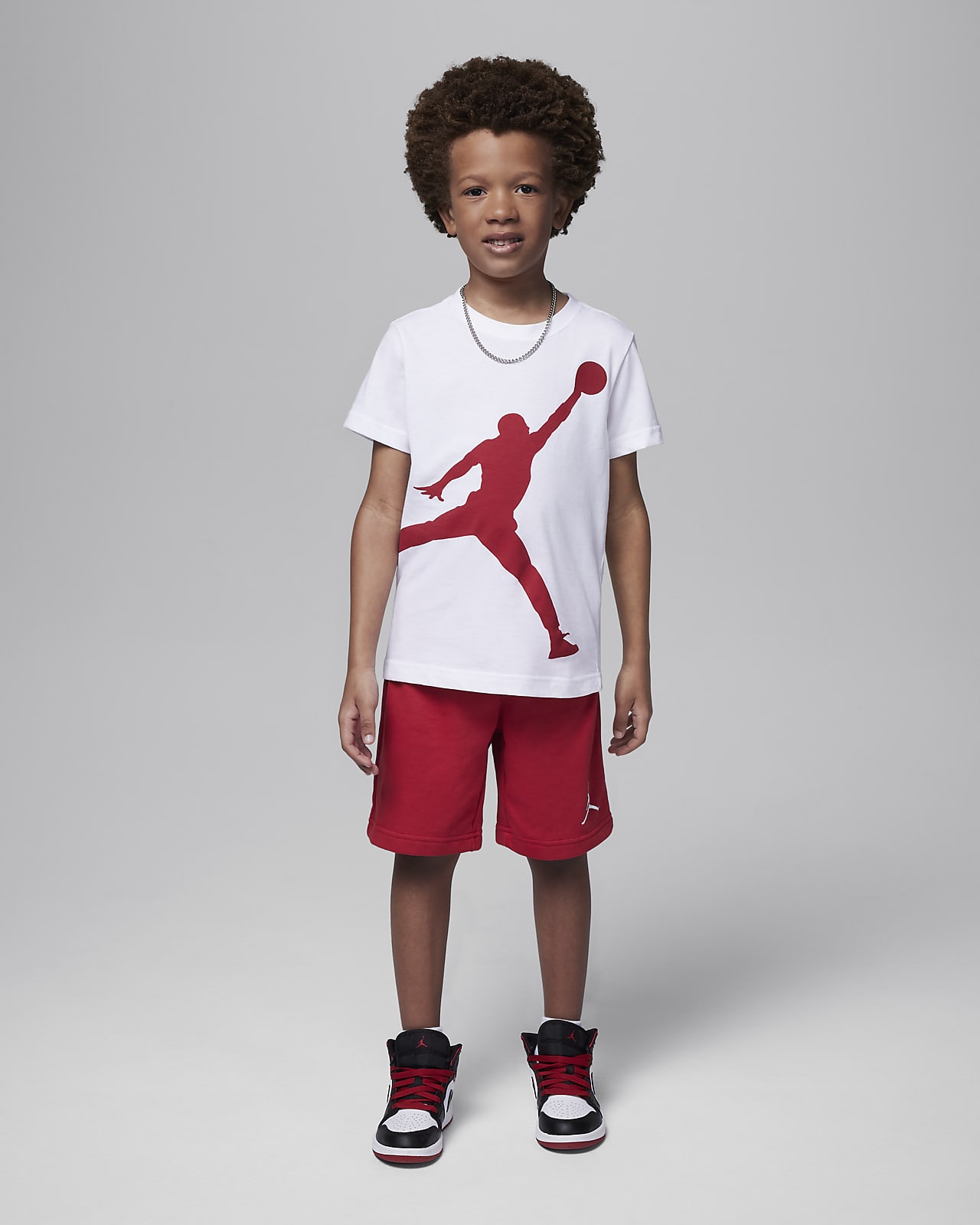 Детские шорты nike Jordan Jumbo Jumpman красные