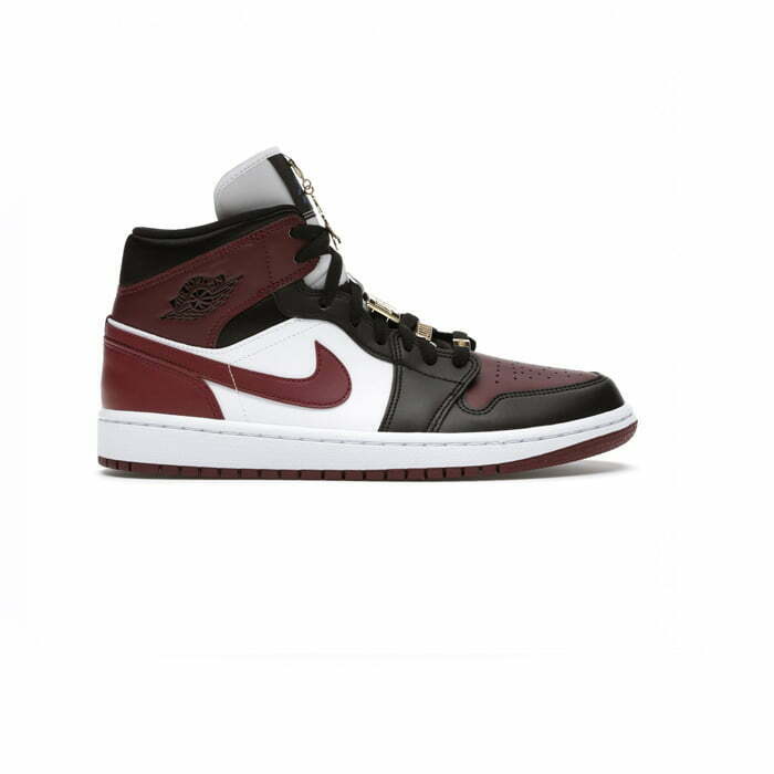 Кроссовки Nike Air Jordan 1 Mid SE Black Dark Beetroot