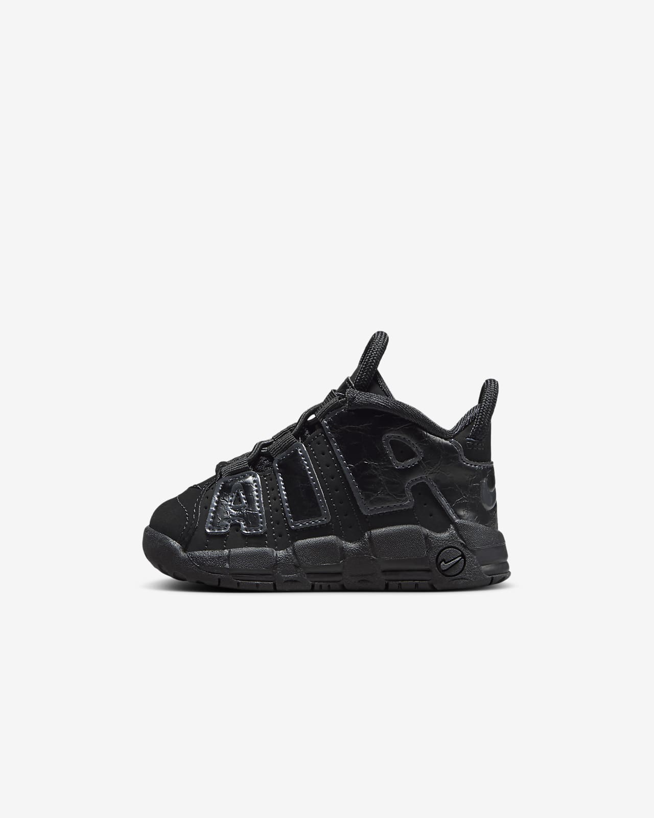 Детские кроссовки Nike Air More Uptempo (TD) черные