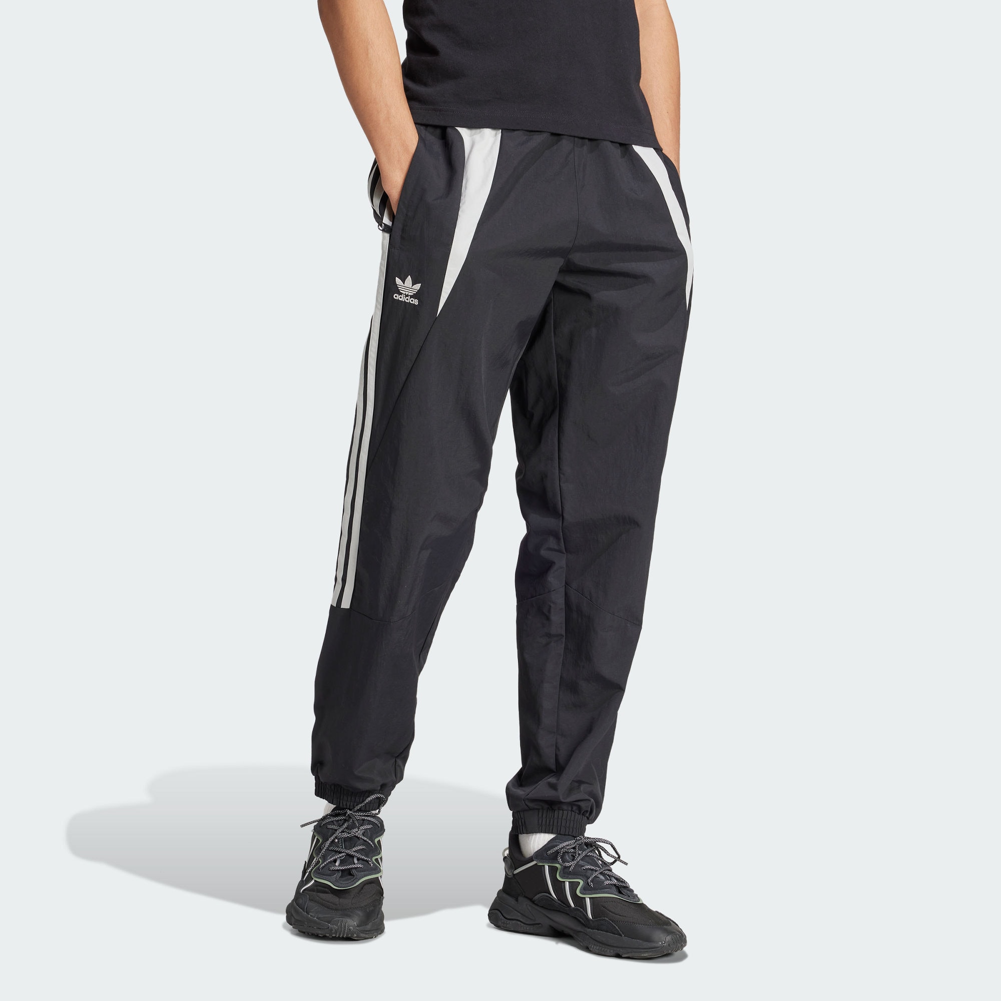 Мужской костюм adidas TRACK TRACKSUIT BOTTOMS черный