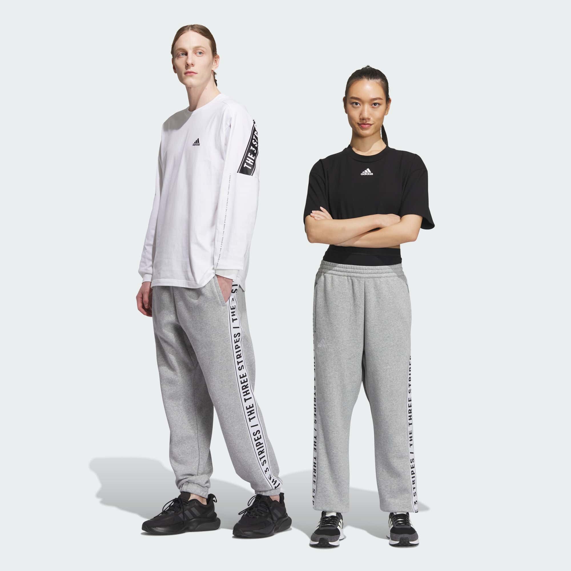 Брюки adidas WORDING TAPERED LEG CUFFED PANTS