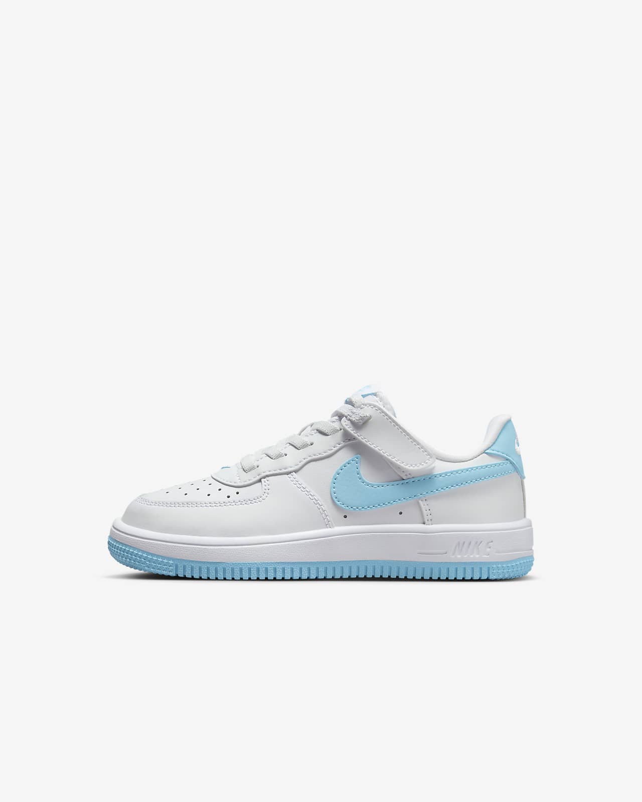 Детские кроссовки Nike Force 1 Low EasyOn (PS) белые