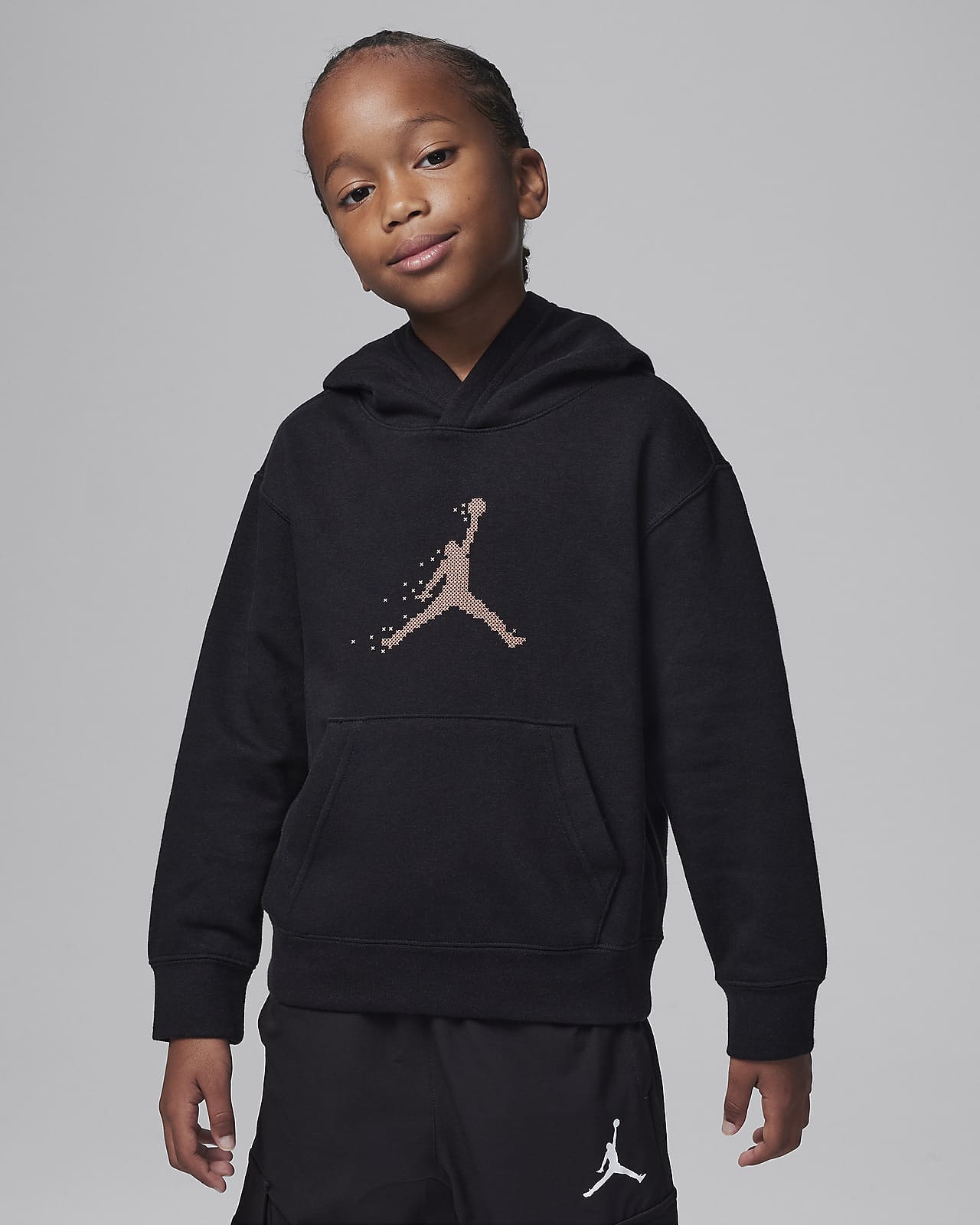 Детская толстовка nike Jordan MJ Essentials Member черная