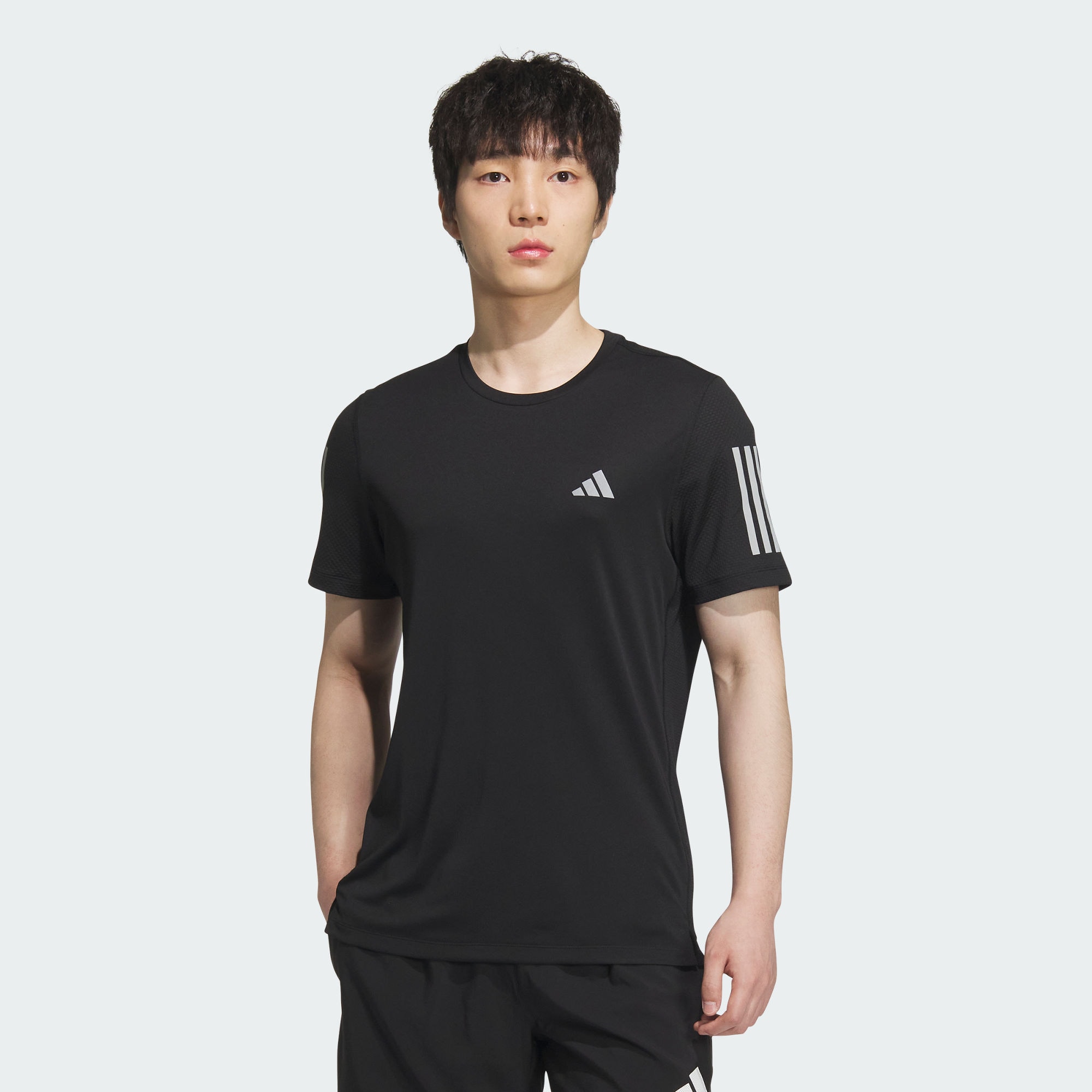 Мужская футболка adidas OWN THE RUN COOLER T-SHIRT черная