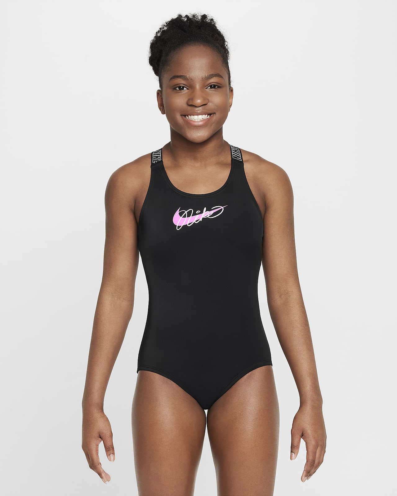 Детский купальник Nike Swim черный