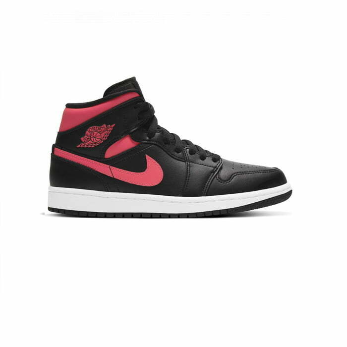 Кроссовки Nike Air Jordan 1 Mid Black Siren Red