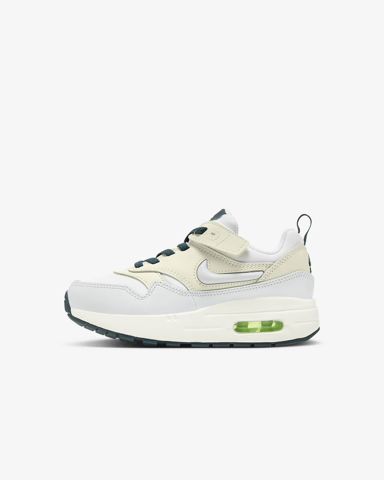 Детские кроссовки Nike Air Max 1 Easyon SE (PS) зеленые