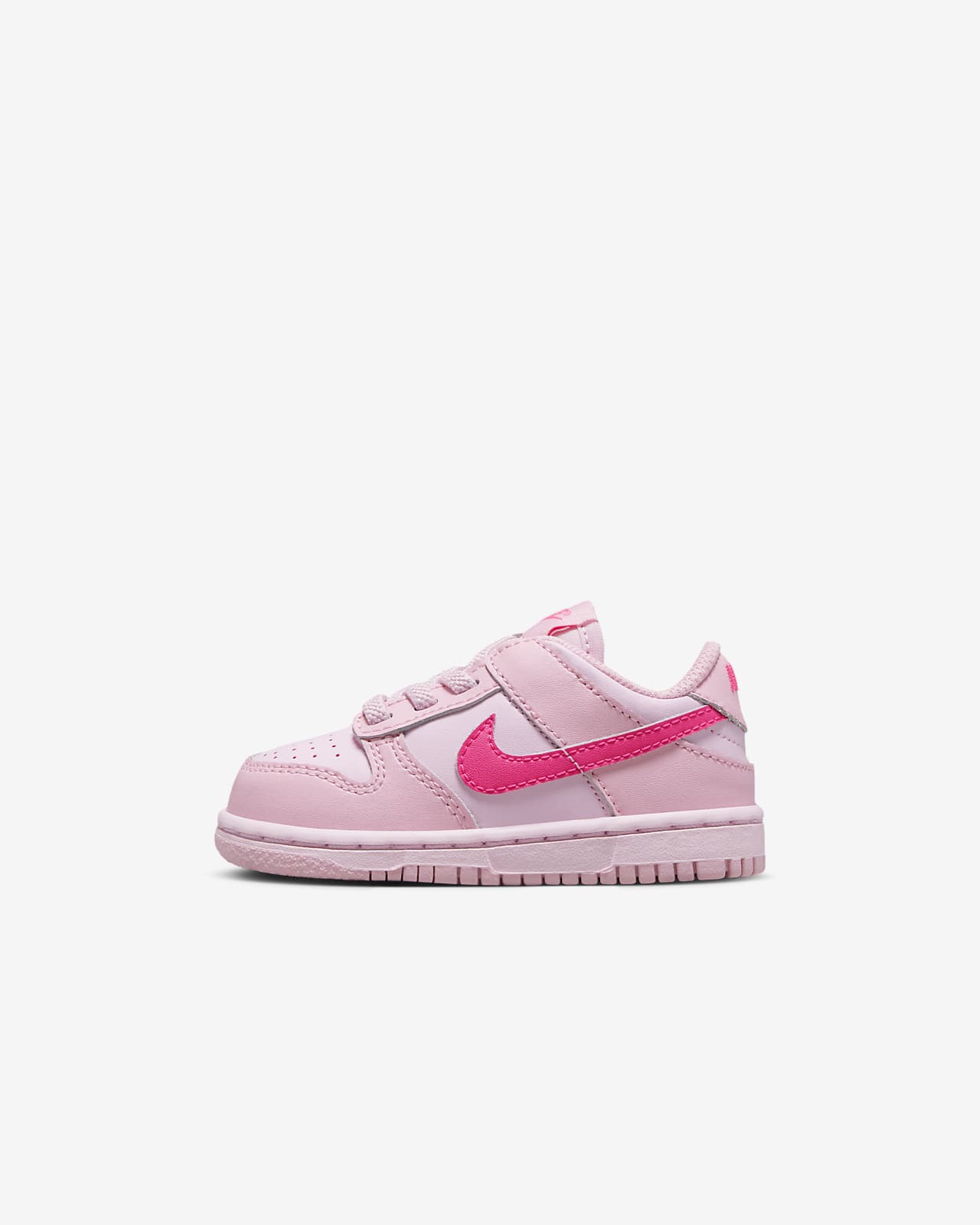 Детские кроссовки Nike Dunk Low (TDE) розовые