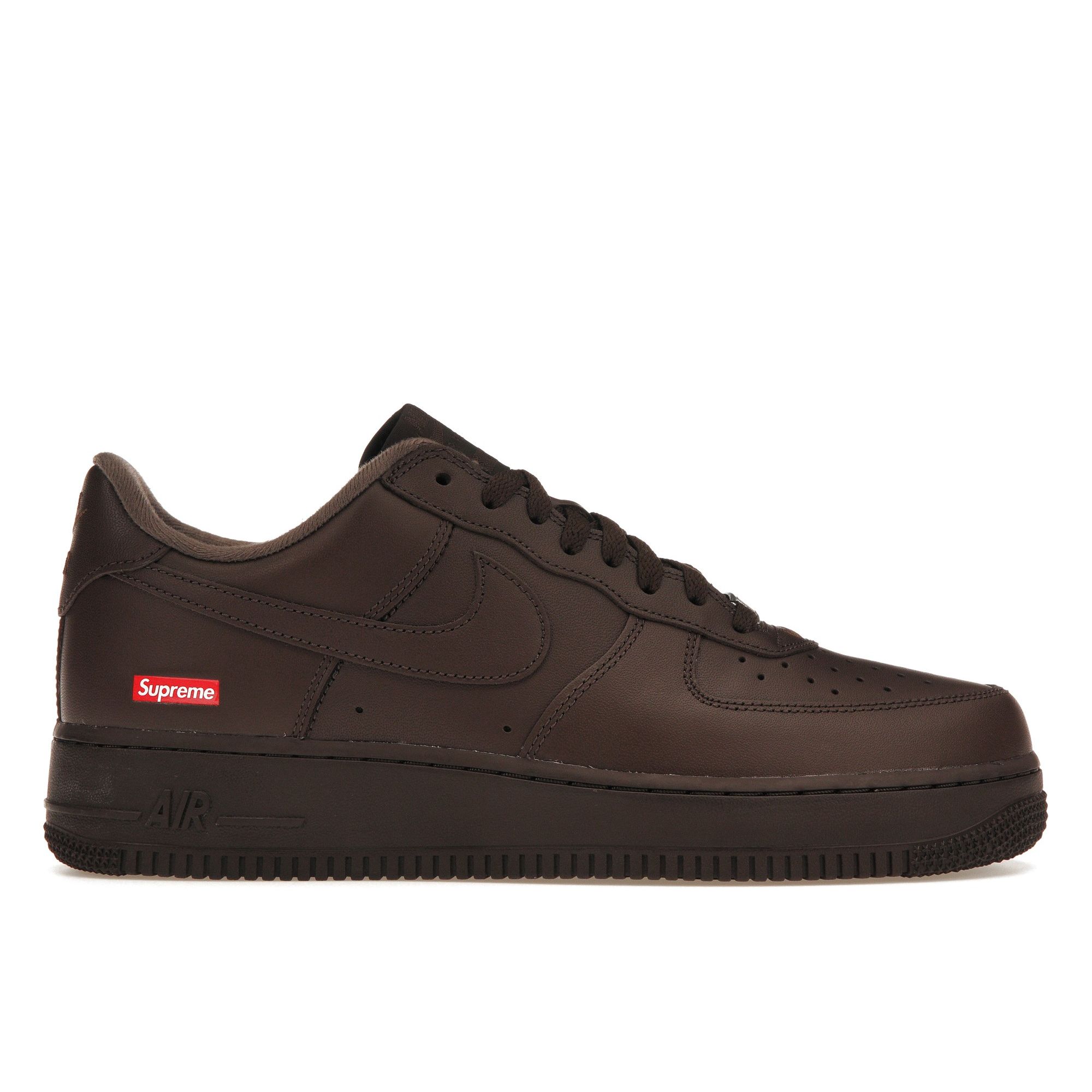 Кроссовки Supreme x Nike Air Force 1 Low Box Logo – Baroque Brown