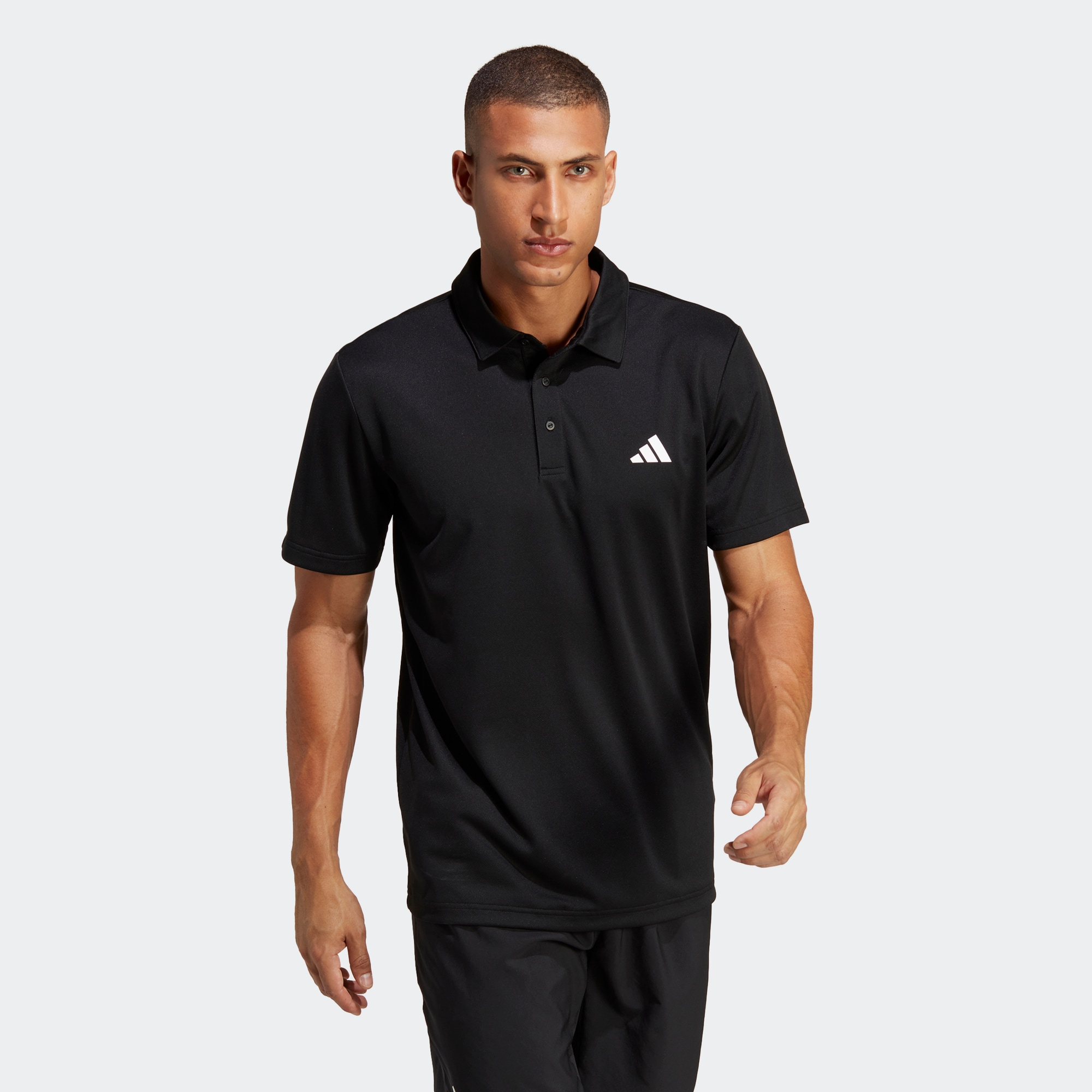 Мужская рубашка adidas TENNIS FAB POLO SHIRT черная