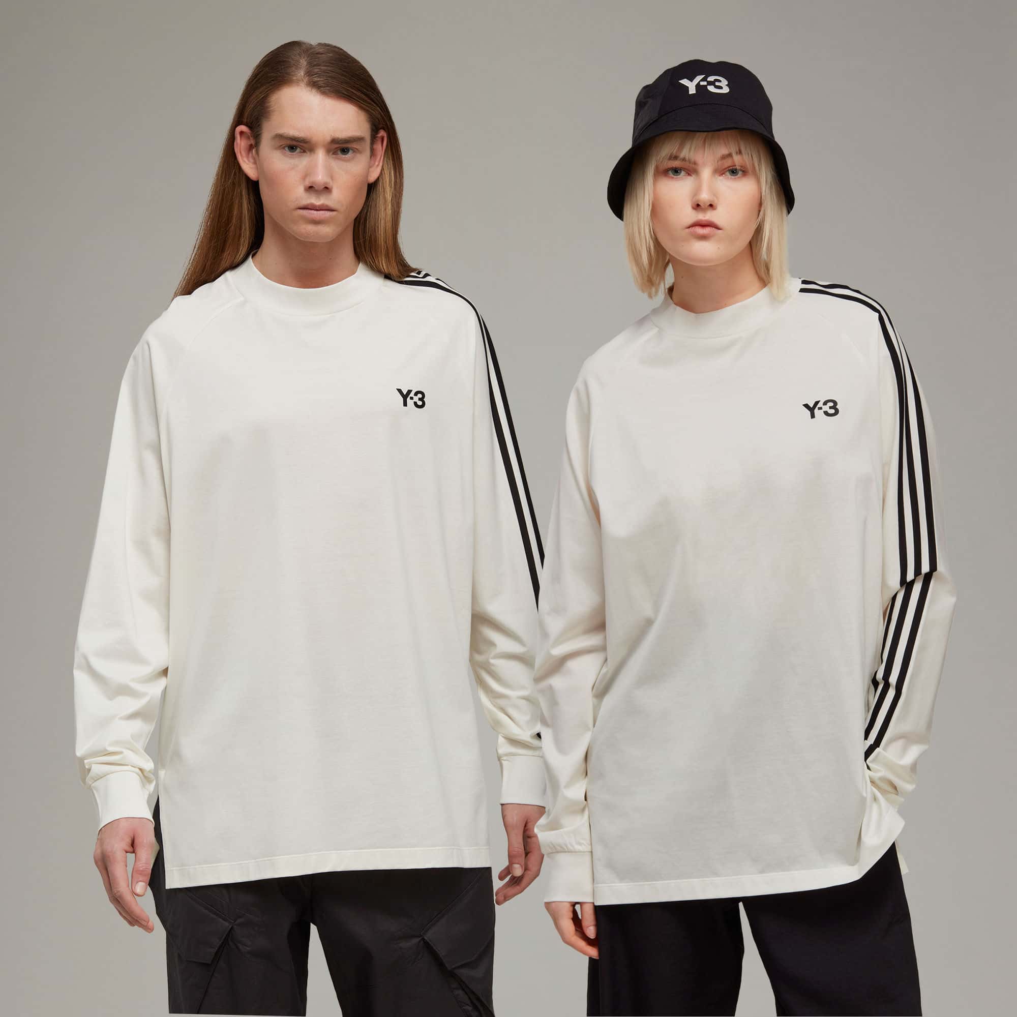 Футболка adidas STRIPES LONG SLEEVE TEE