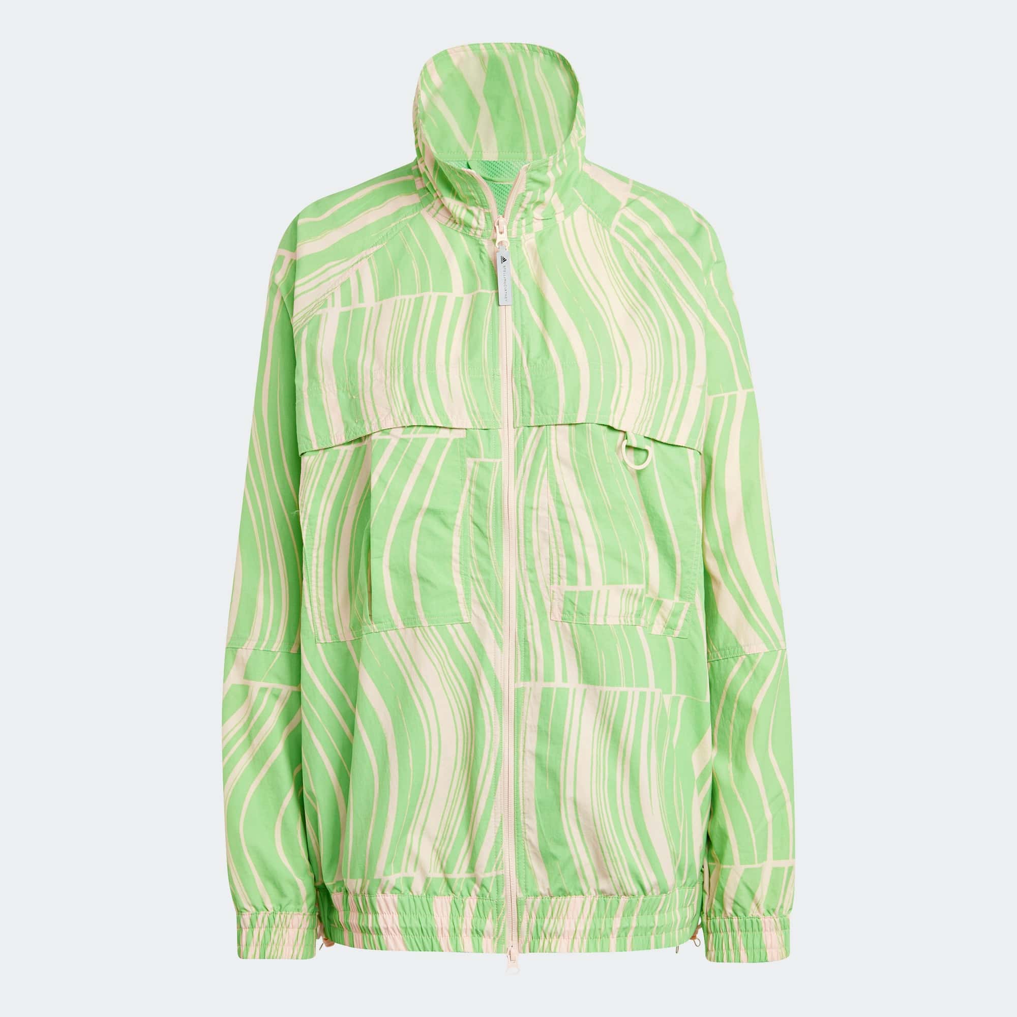 Женский топ adidas TRUECASUALS PRINTED TRACKTOP