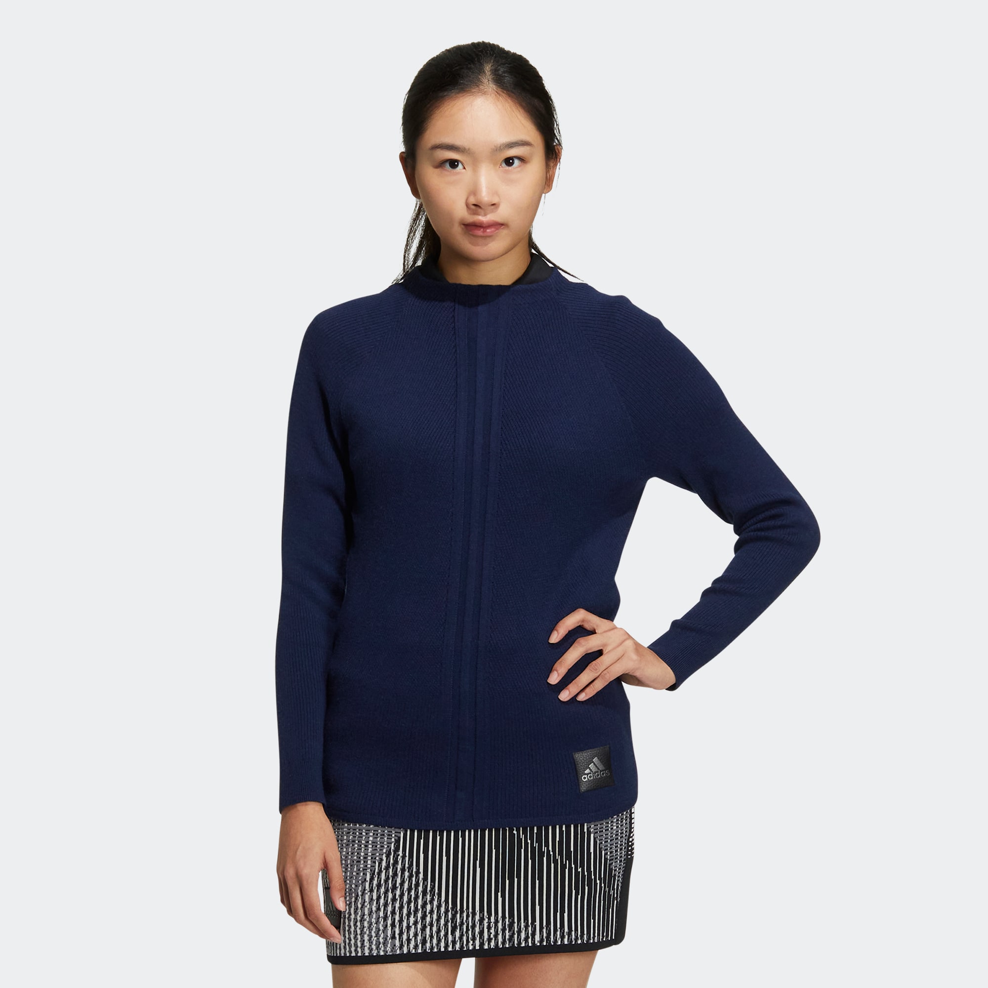 Женский пуловер adidas STATEMENT BLENDED CASHMERE SWEATER Синий