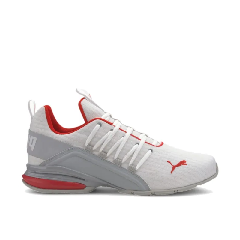 Кроссовки Мужские PUMA Axelion Block White Red