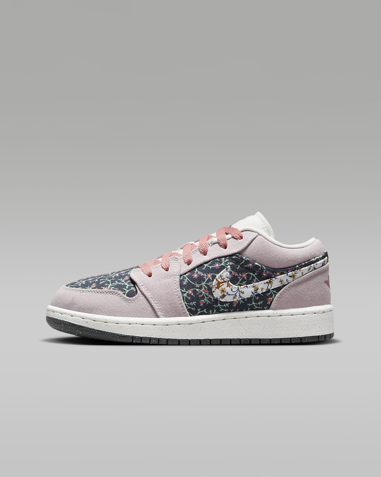 Детские кроссовки nike Air Jordan 1 Low SE (GS) черные