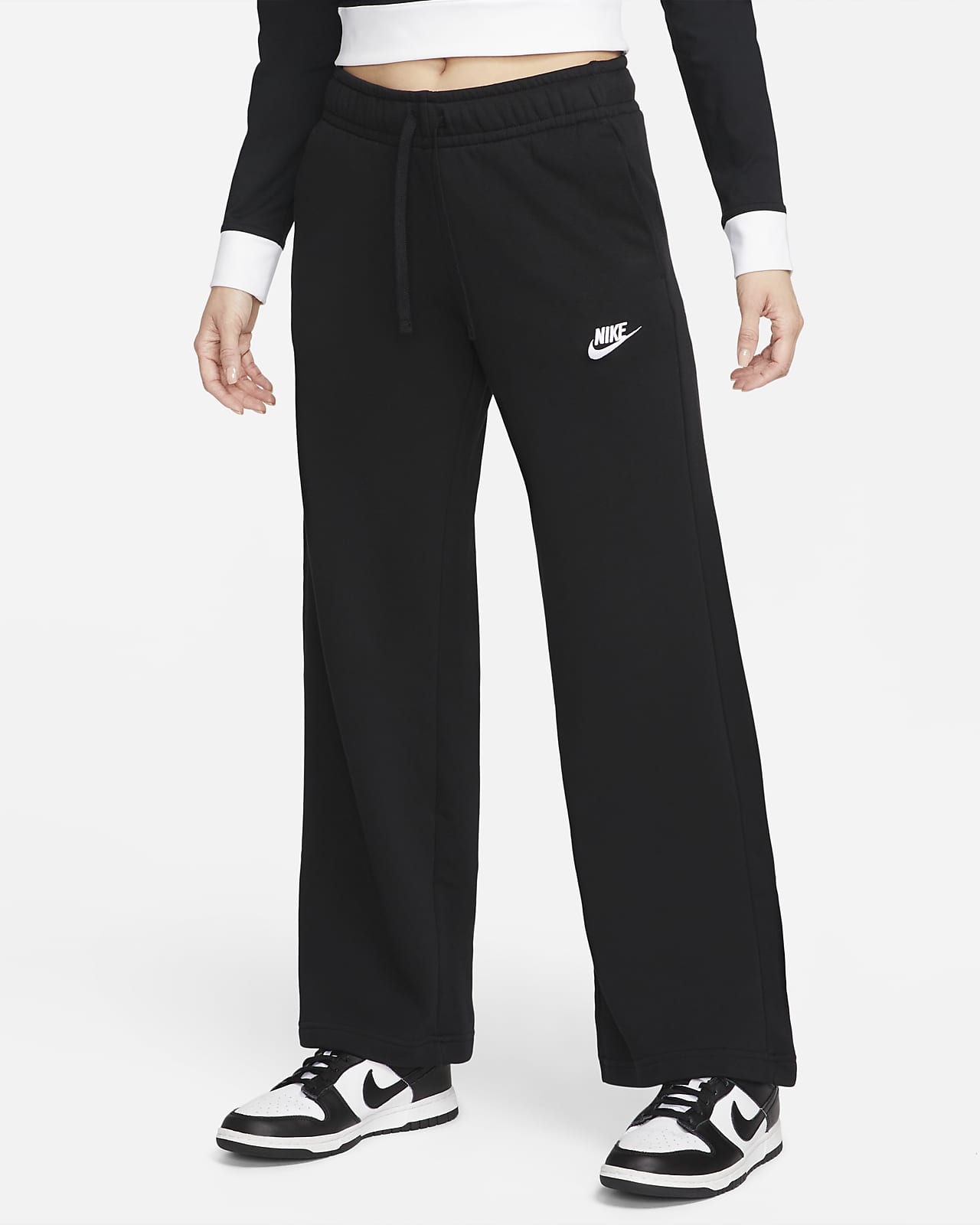 Женские брюки Nike Sportswear Club Fleece черные