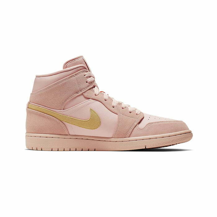 Кроссовки Nike Air Jordan 1 Mid Coral Gold