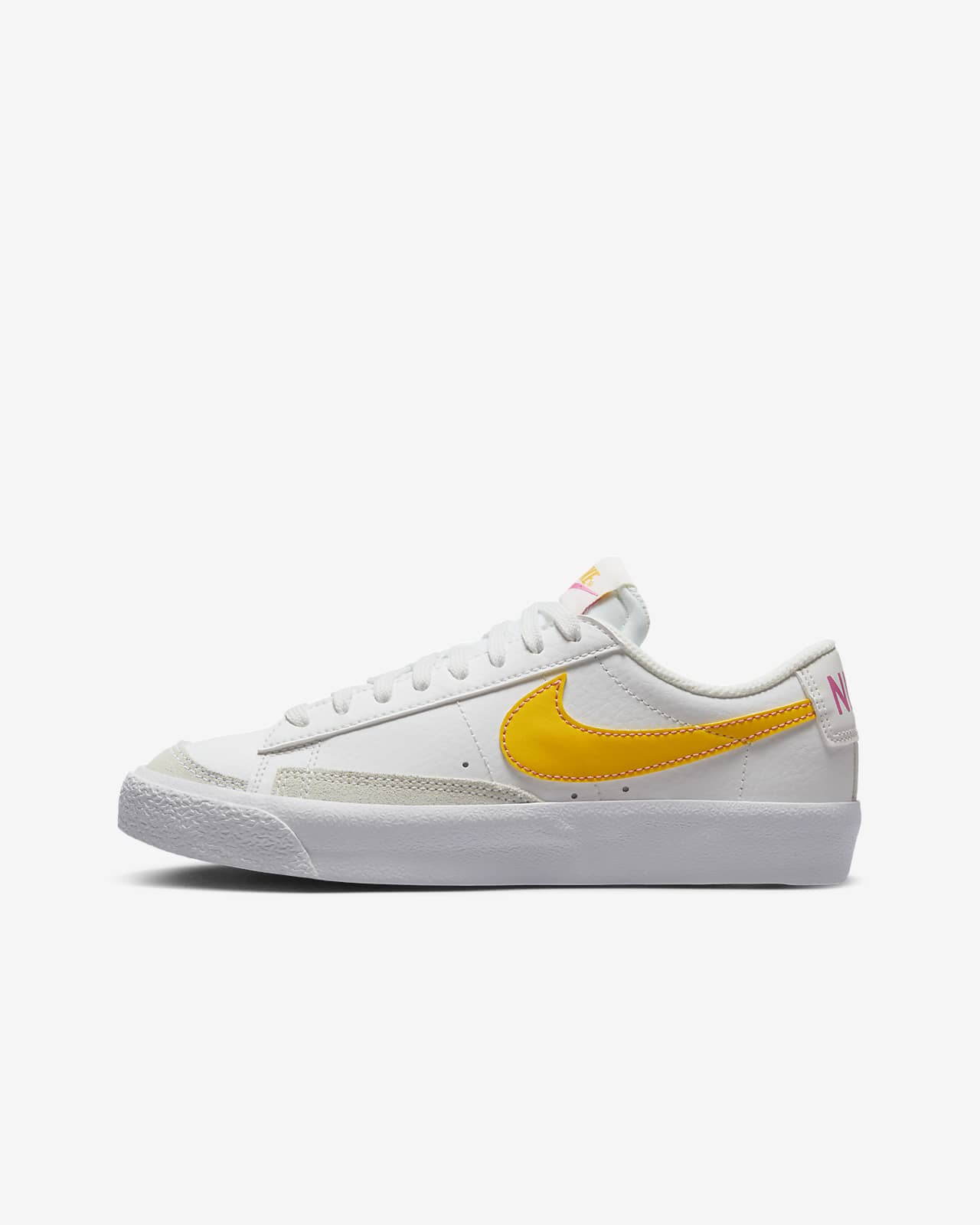 Детские кроссовки Nike Blazer Low &#8217;77 (GS) золотые