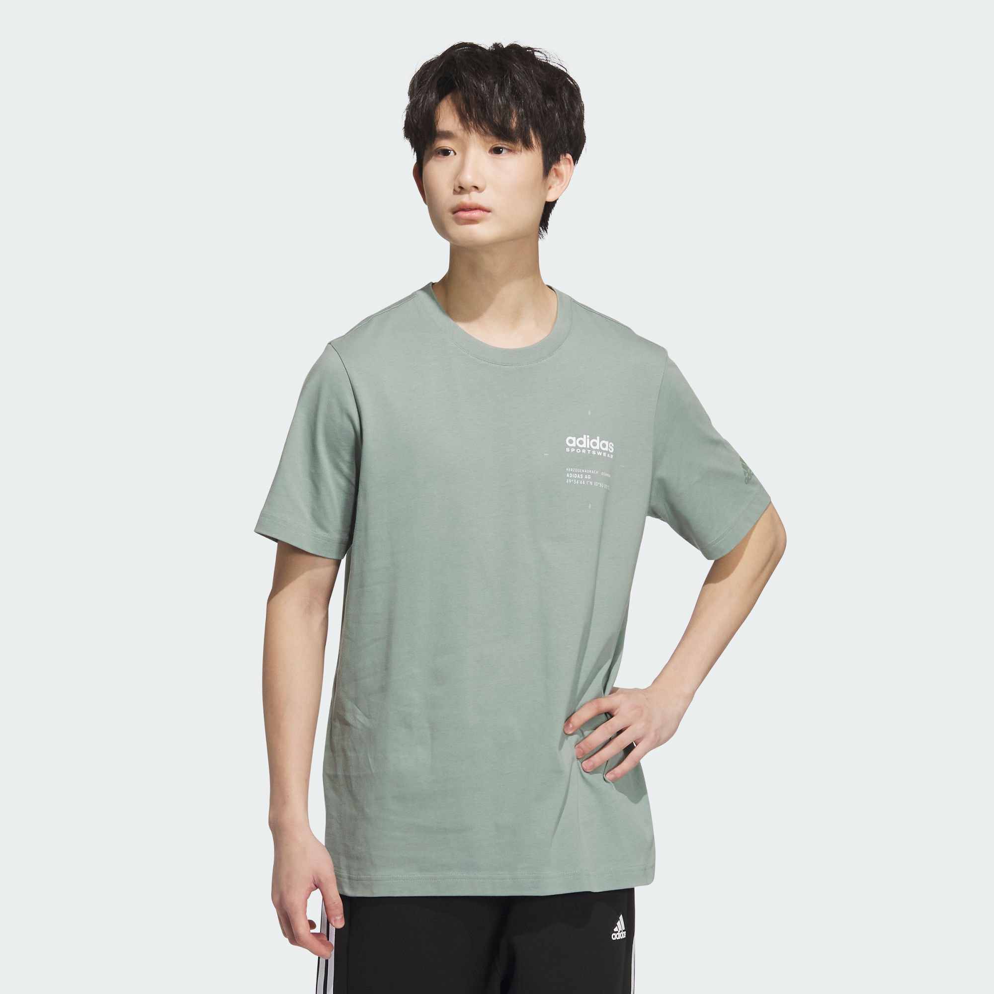 Футболка adidas SMALL LINEAR LOGO TEE JI9078