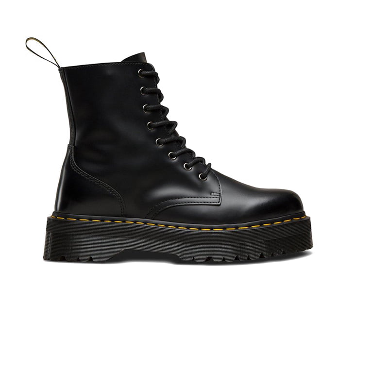 Женские ботинки Dr Martens Ботинки JADON PLATFORM BOOTS BLACK POLISHED SMOOTH (Черные)