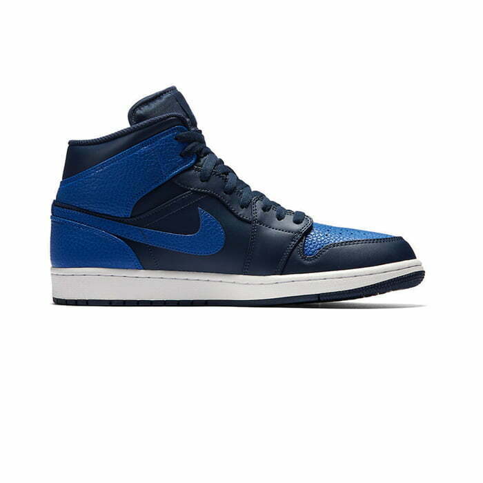 Кроссовки Nike Air Jordan 1 Mid Obsidian Game Royal