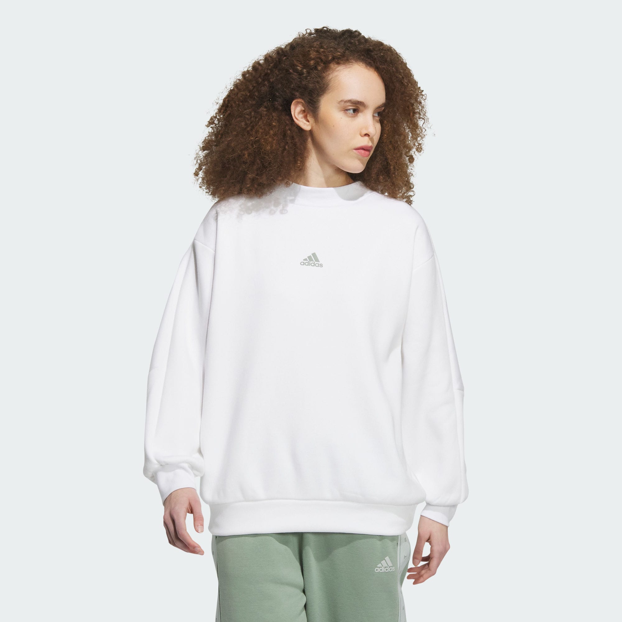 Женский свитшот adidas WORDING FLEECE SWEATSHIRT