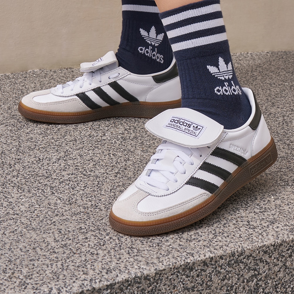 Кроссовки adidas HANDBALL SPEZIAL SHOES черно-белые