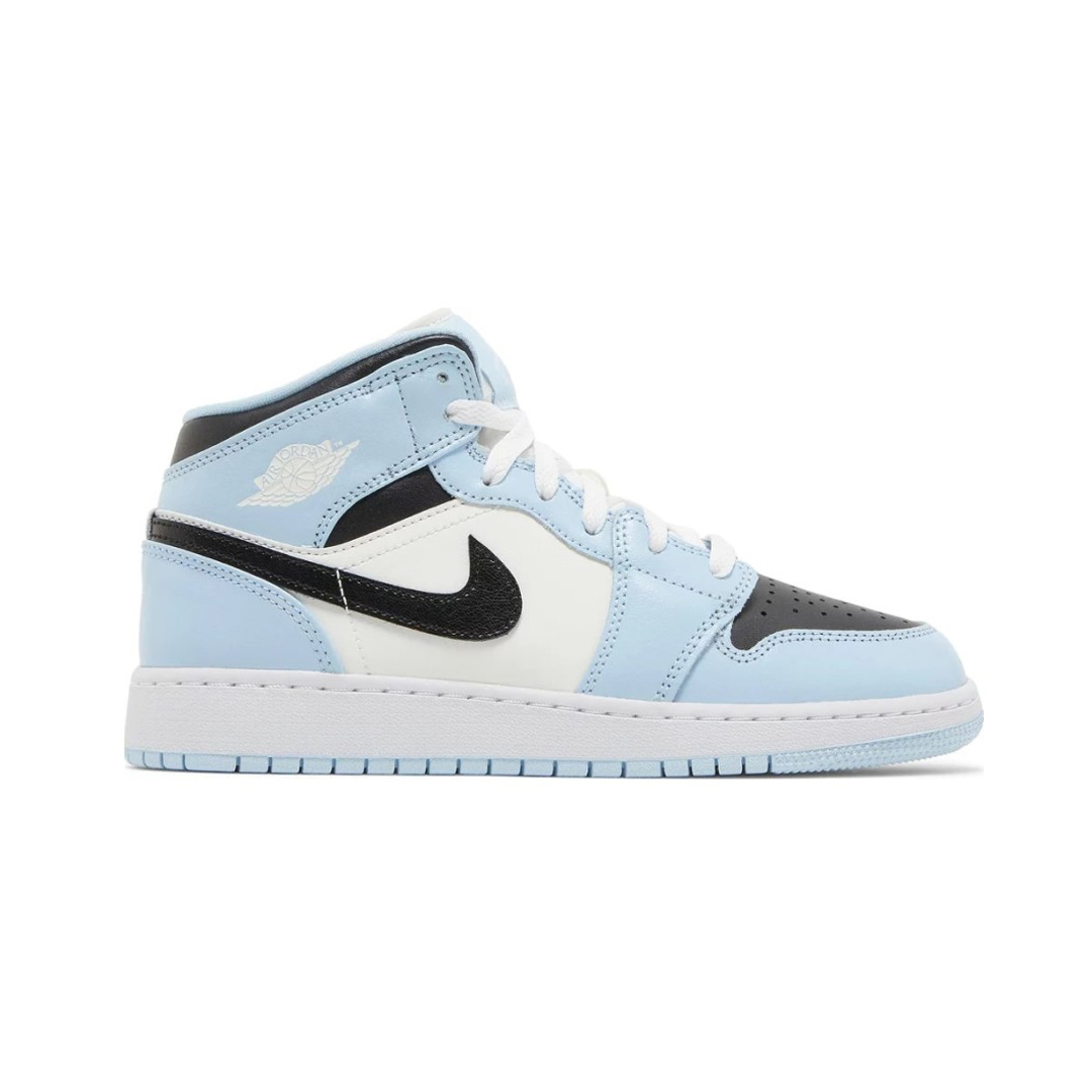 Кроссовки Nike Air Jordan 1 Mid GS Ice Blue