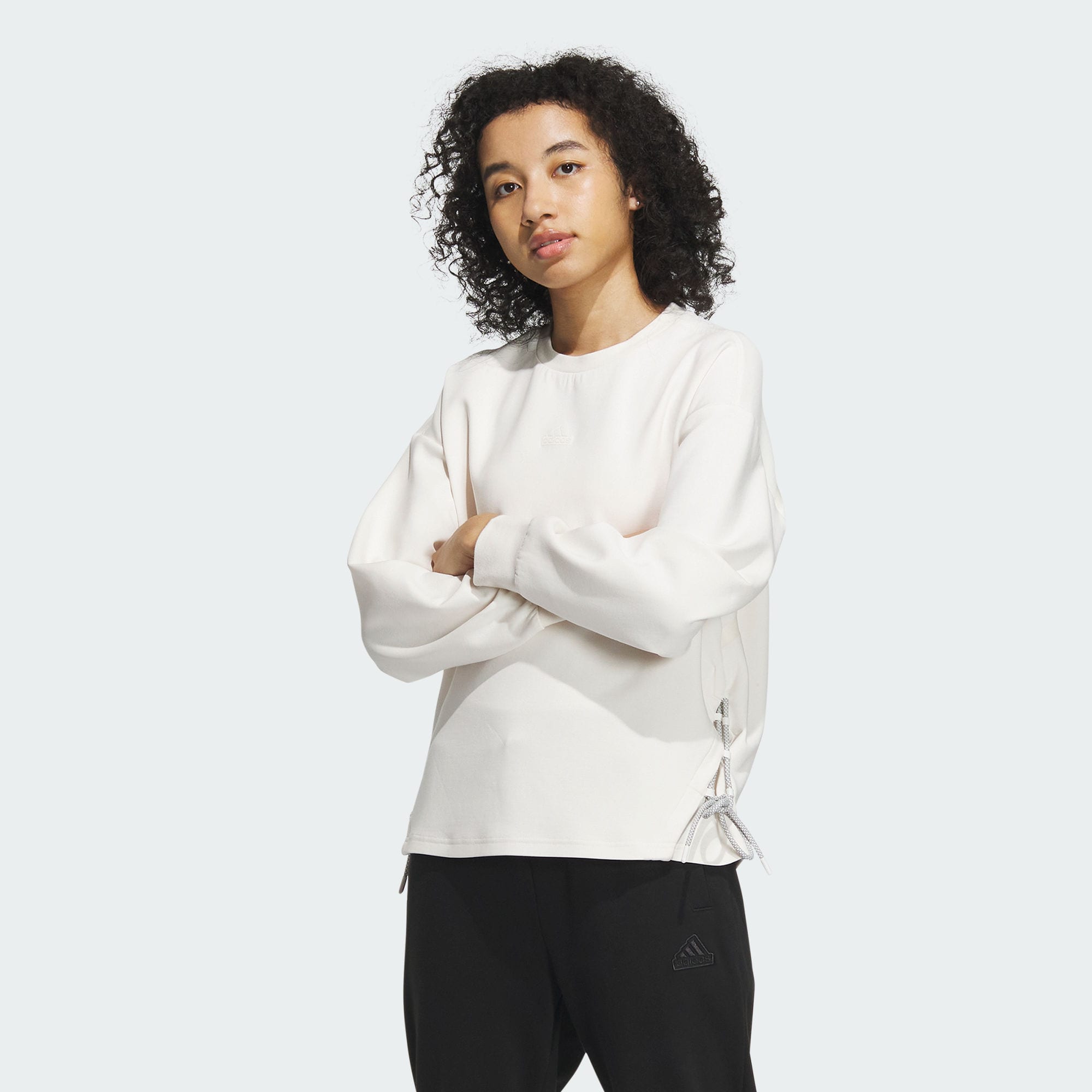 Женский свитшот adidas FUTURE STYLE CREW SWEATSHIRT розовый