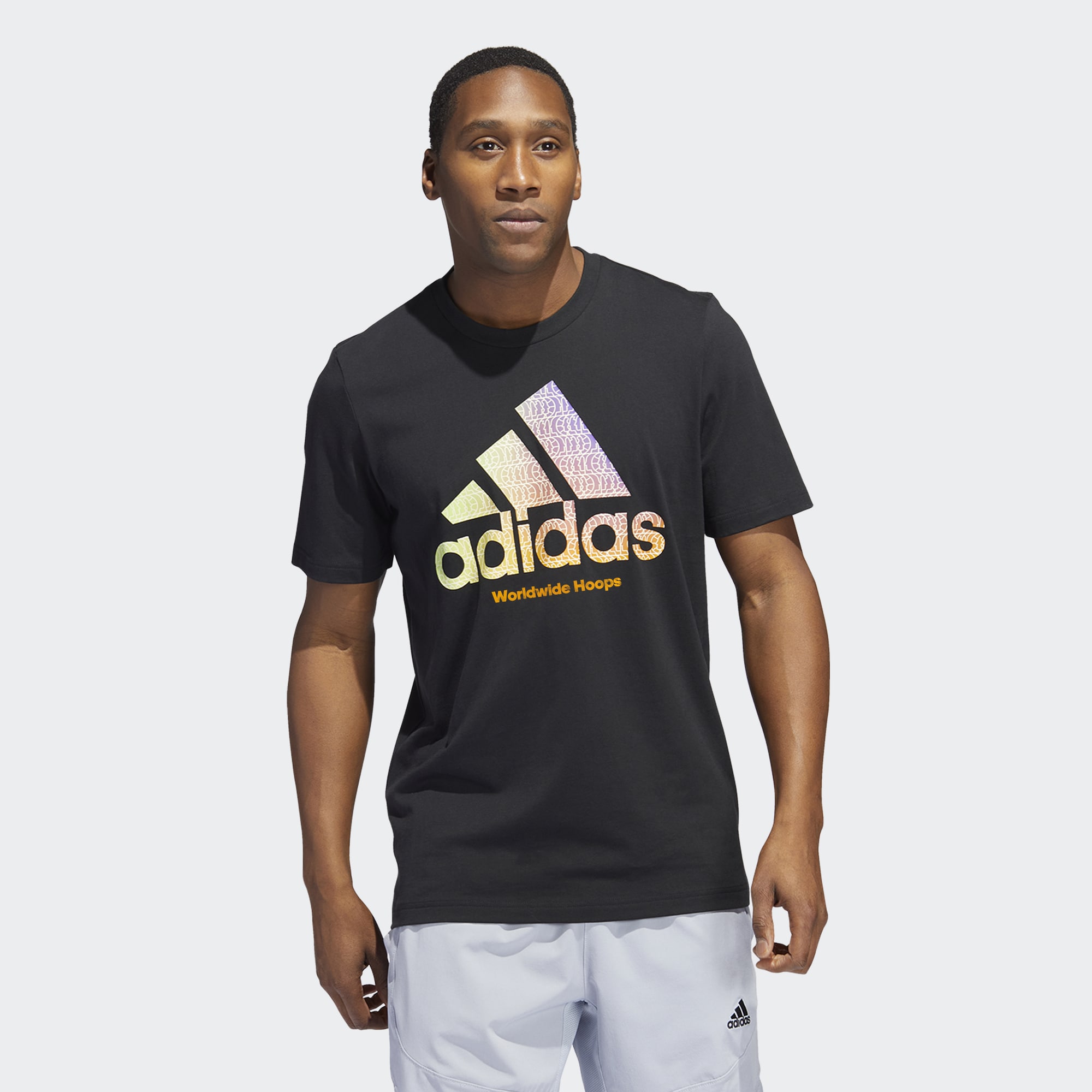 Мужская футболка adidas WE BALL TOGETHER BADGE OF TEE черная