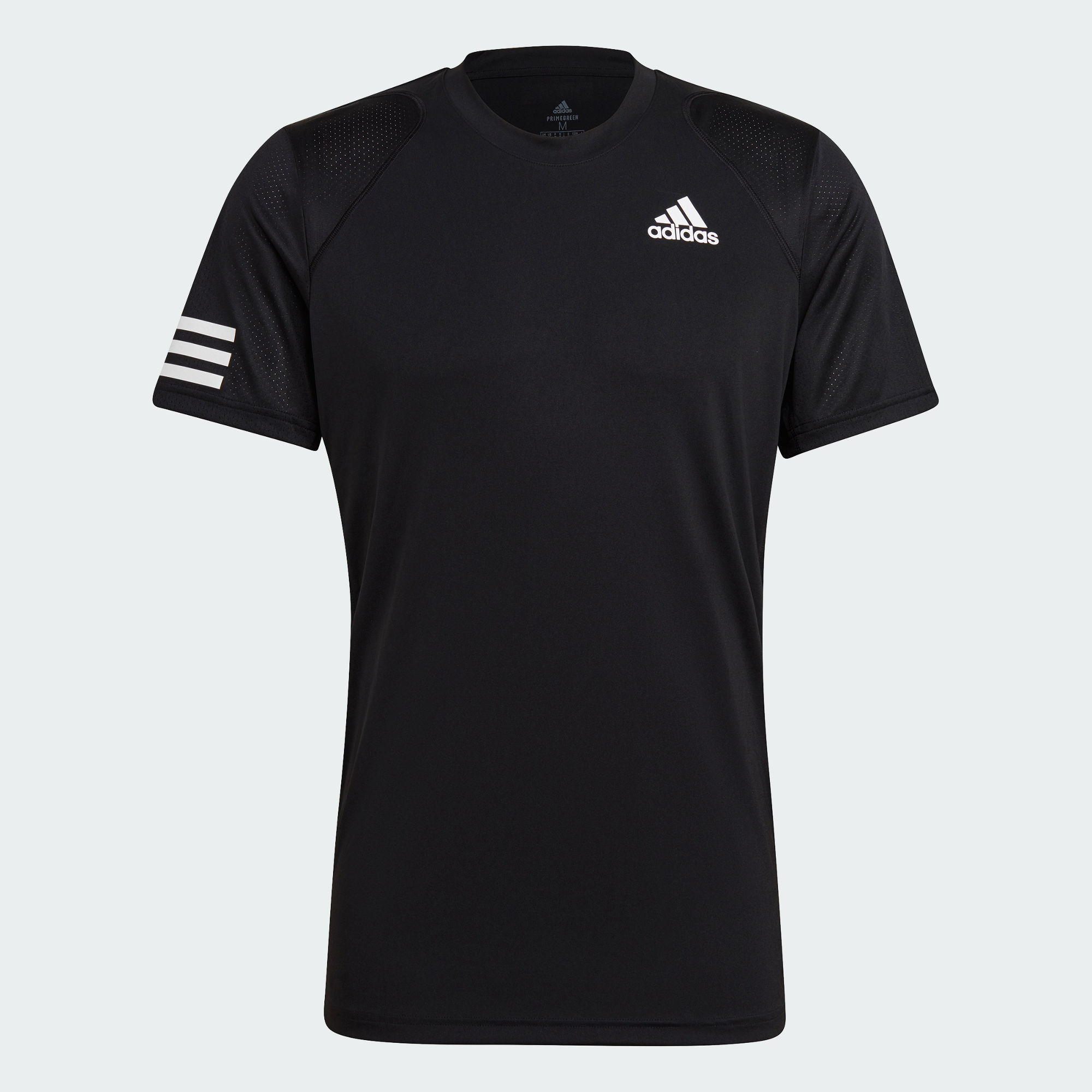 Мужская футболка adidas CLUB TENNIS 3-STRIPES TEE черно-белая