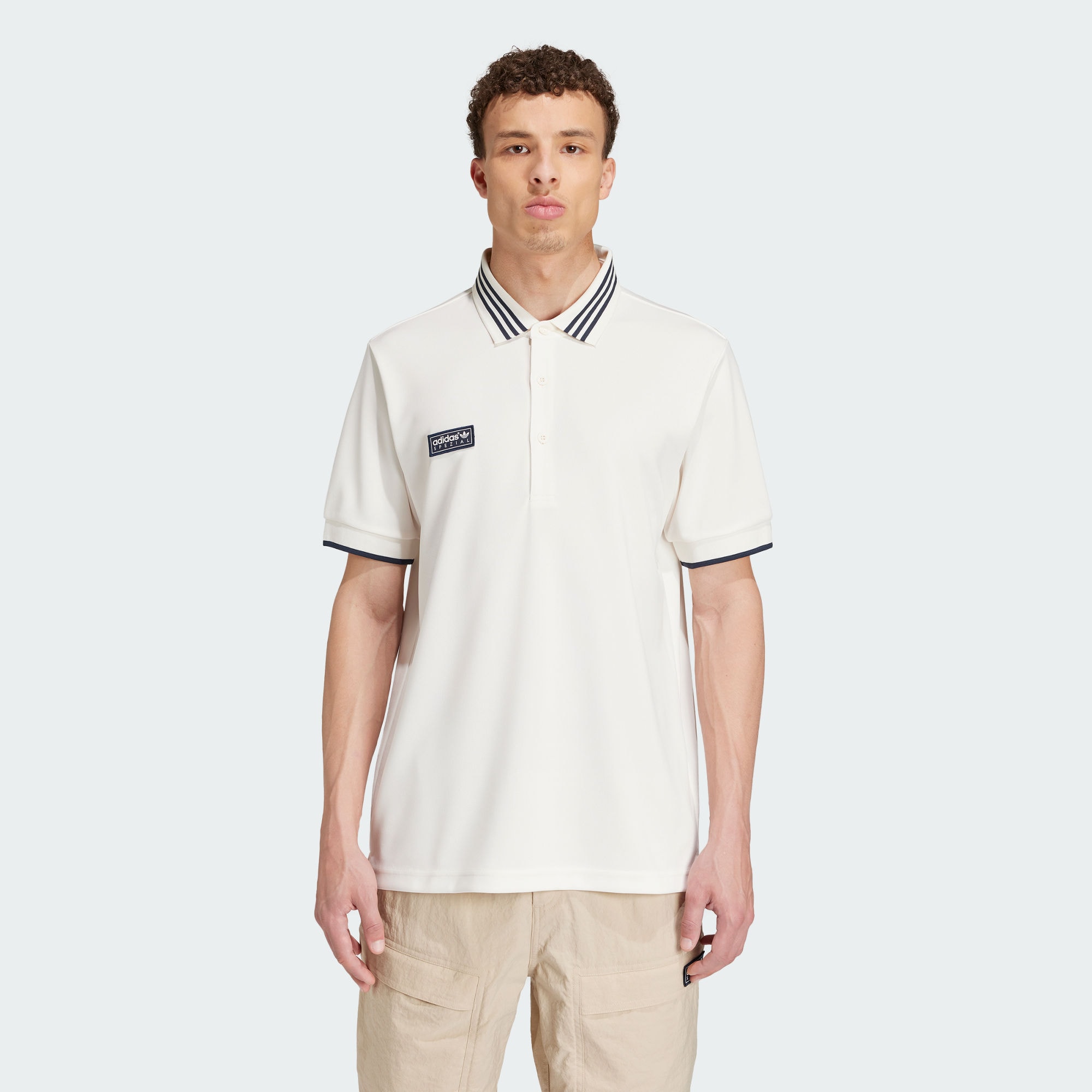 Мужская футболка adidas SPEZIAL 24 SHORT SLEEVE POLO SHIRT розовая