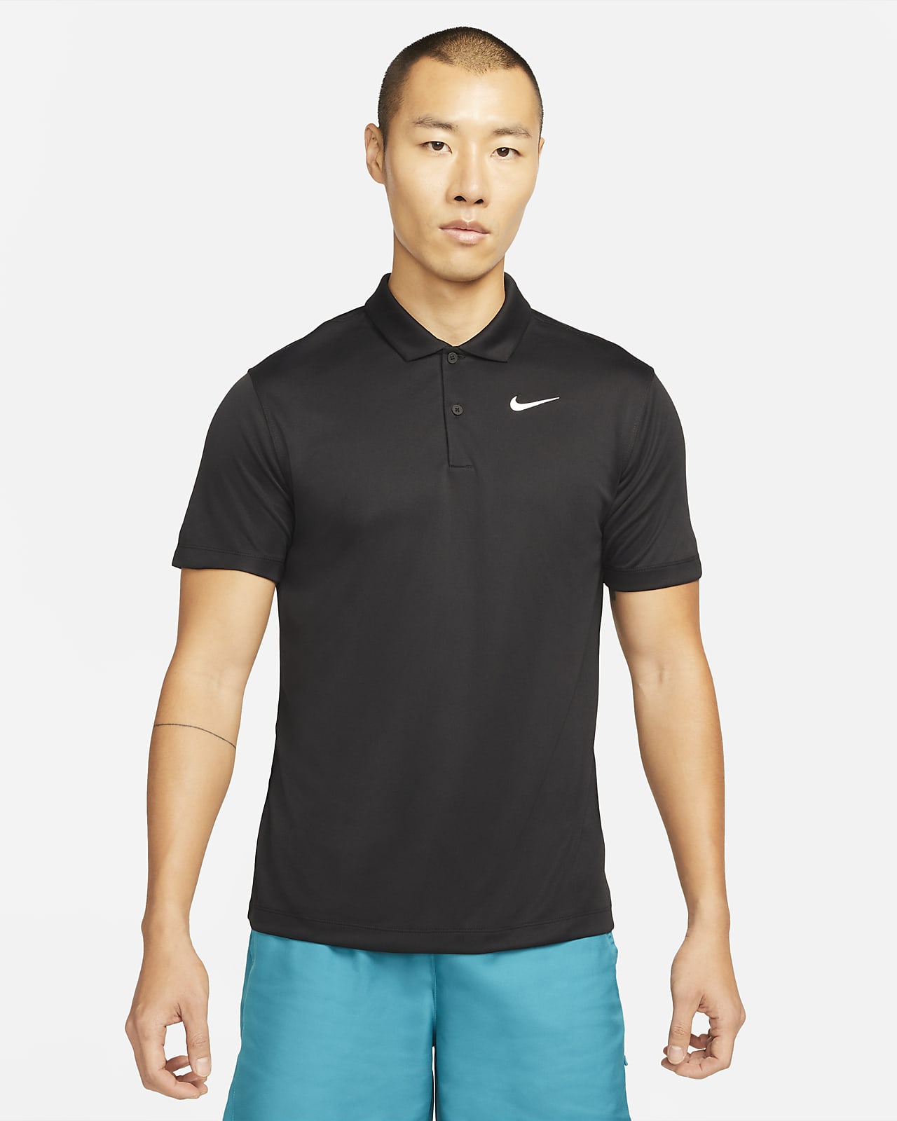 Мужская футболка NikeCourt Dri-FIT черная