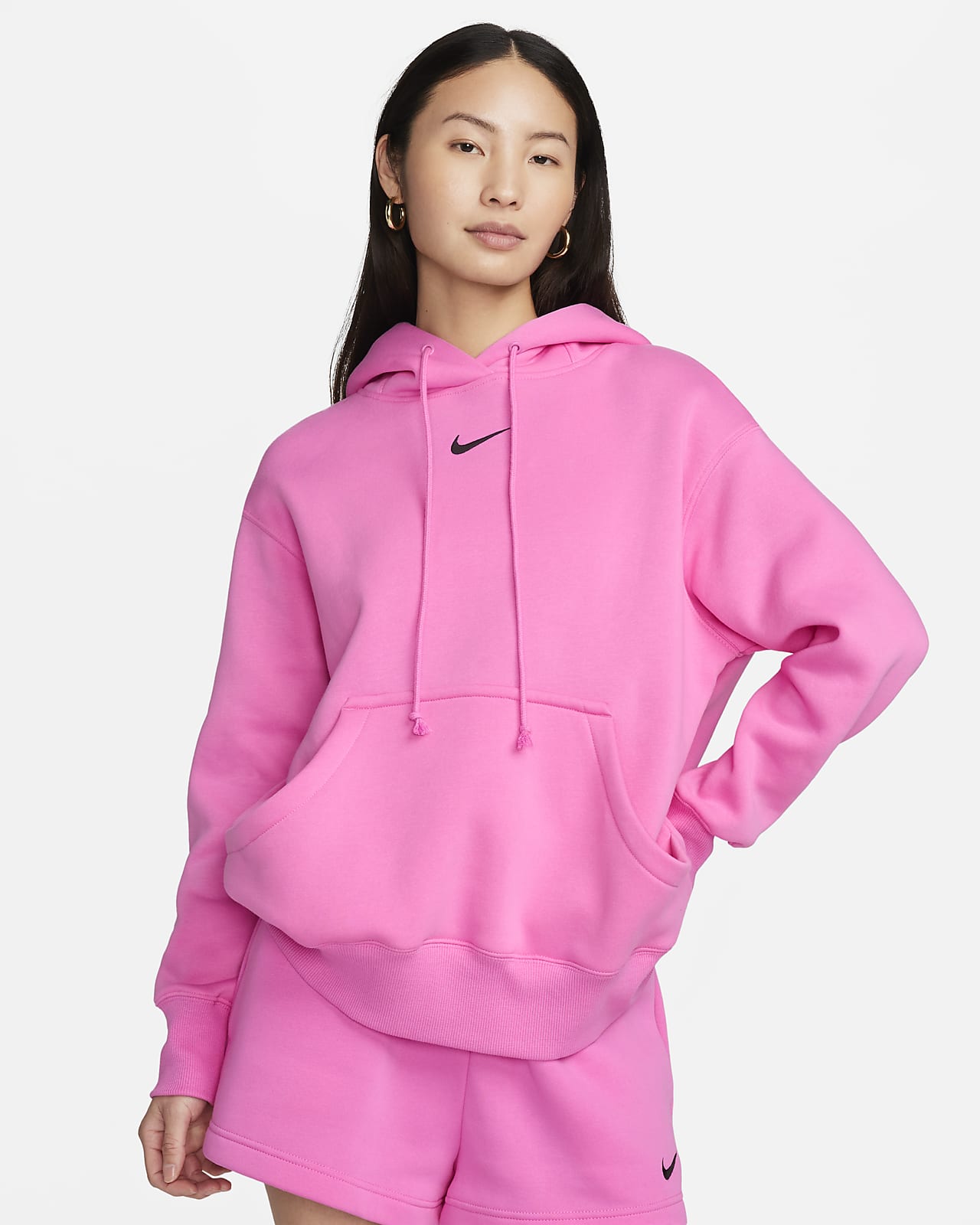 Женская толстовка Nike Sportswear Phoenix Fleece черная