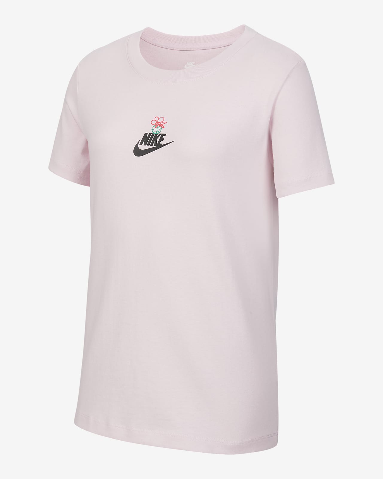 Детская футболка Nike Sportswear розовая