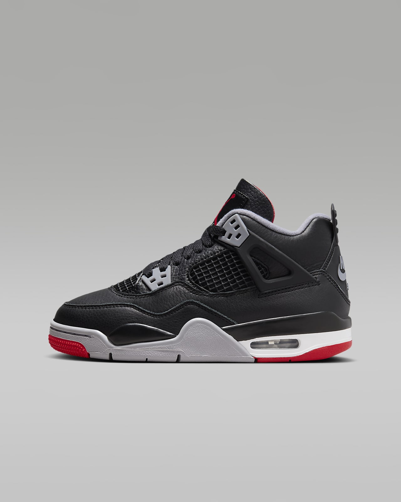 Детские кроссовки nike Air Jordan 4 Retro (GS) черные