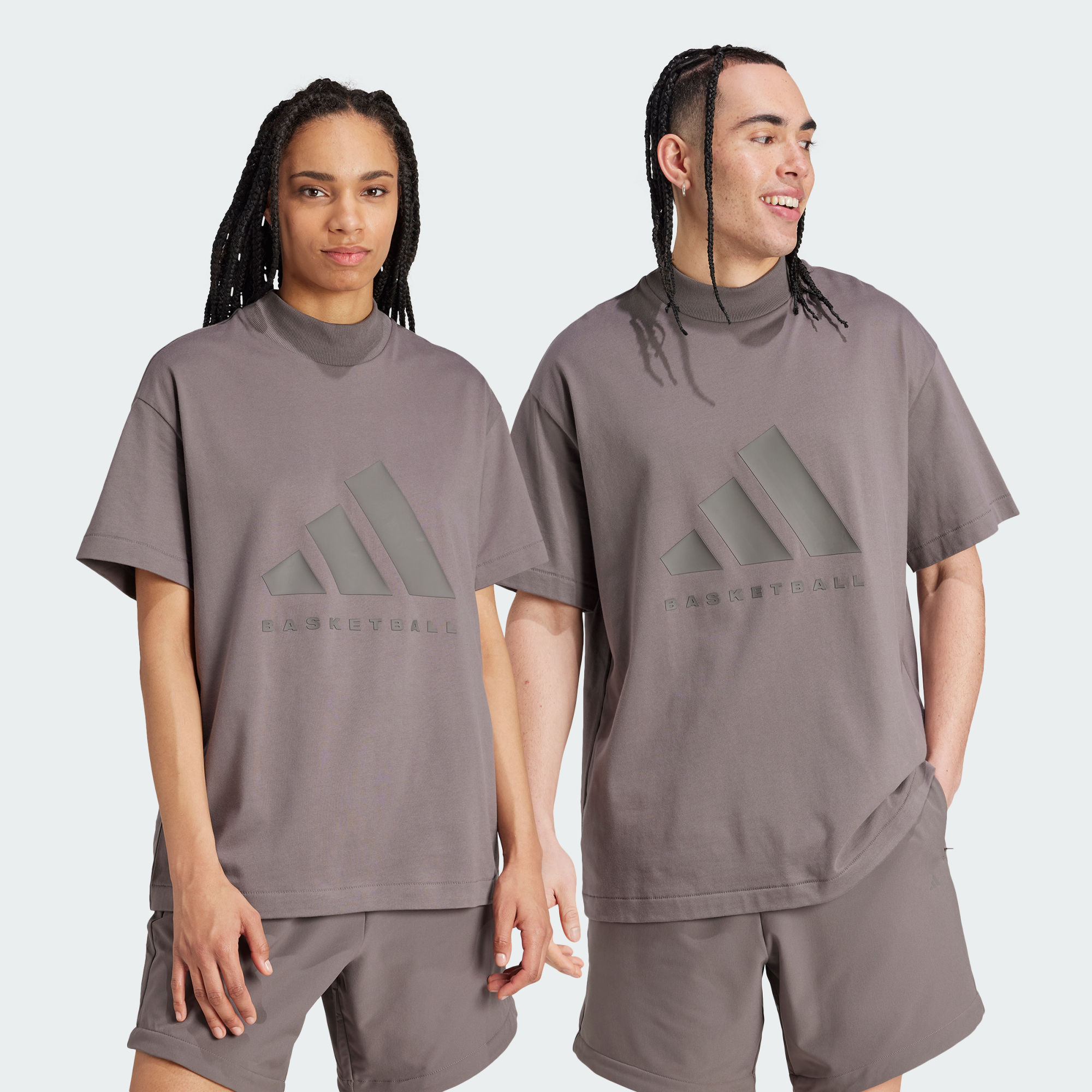 Футболка adidas THE 2024 COLLECTION CHAPTER 02 BASKETBALL TEE серая