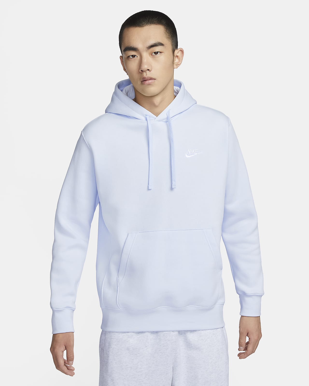 Мужская толстовка Nike Sportswear Club Fleece белая