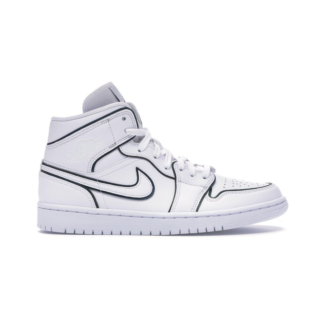 Кроссовки Nike Air Jordan 1 Mid Iridescent Reflective White (W)