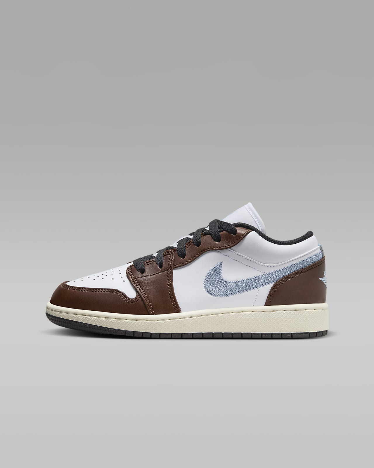 Детские кроссовки nike Air Jordan 1 Low SE (GS) черные