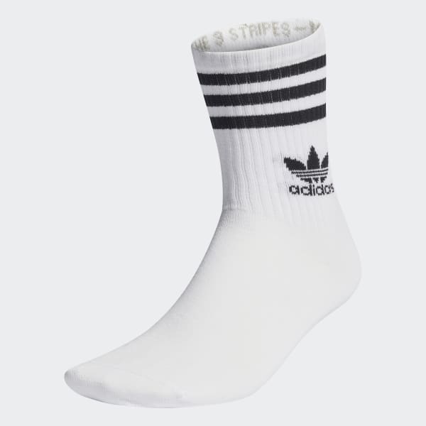 Носки adidas Mid Cut Crew Socks 3 Pairs (Белые)