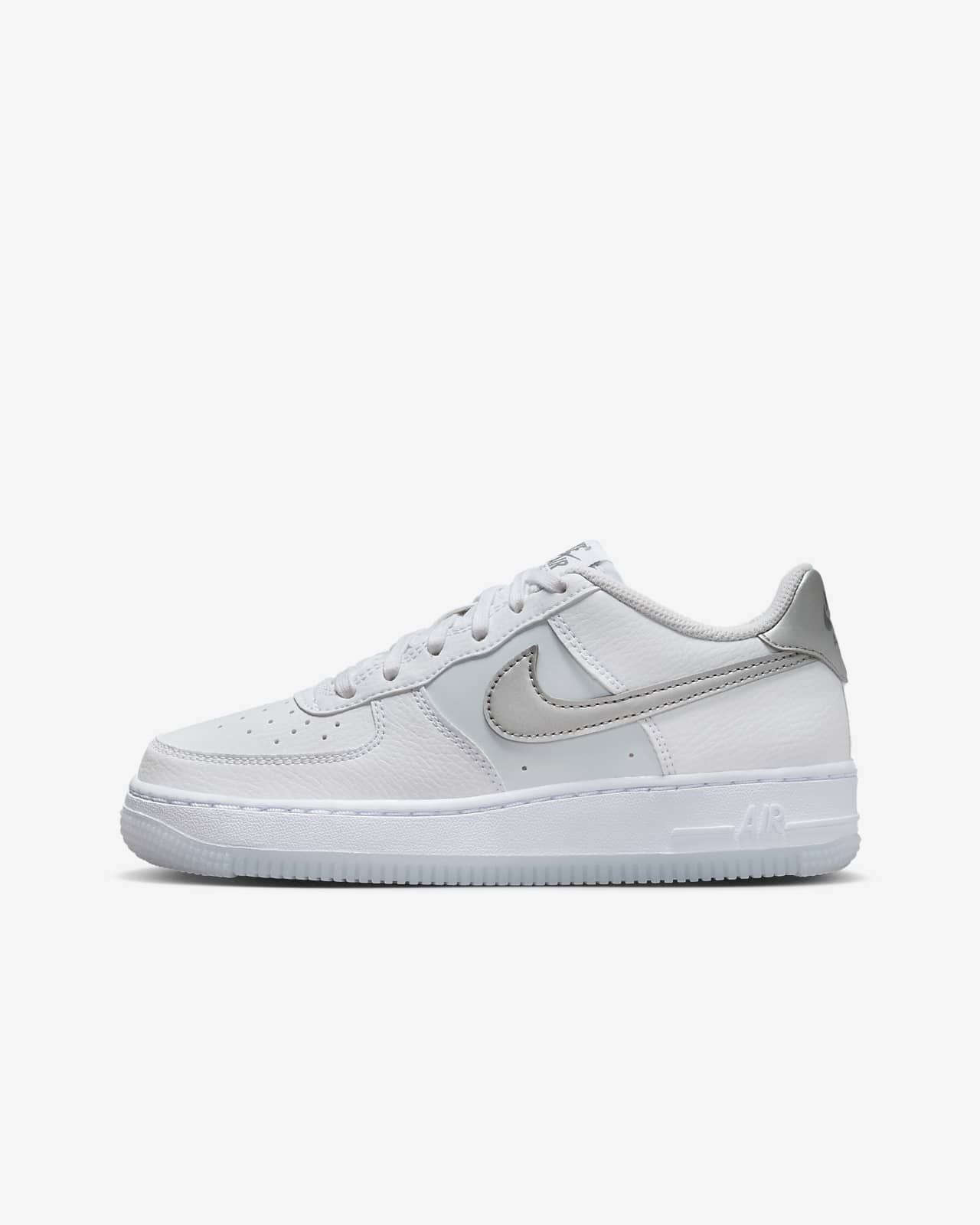 Детские кроссовки Nike Air Force 1 GS белые