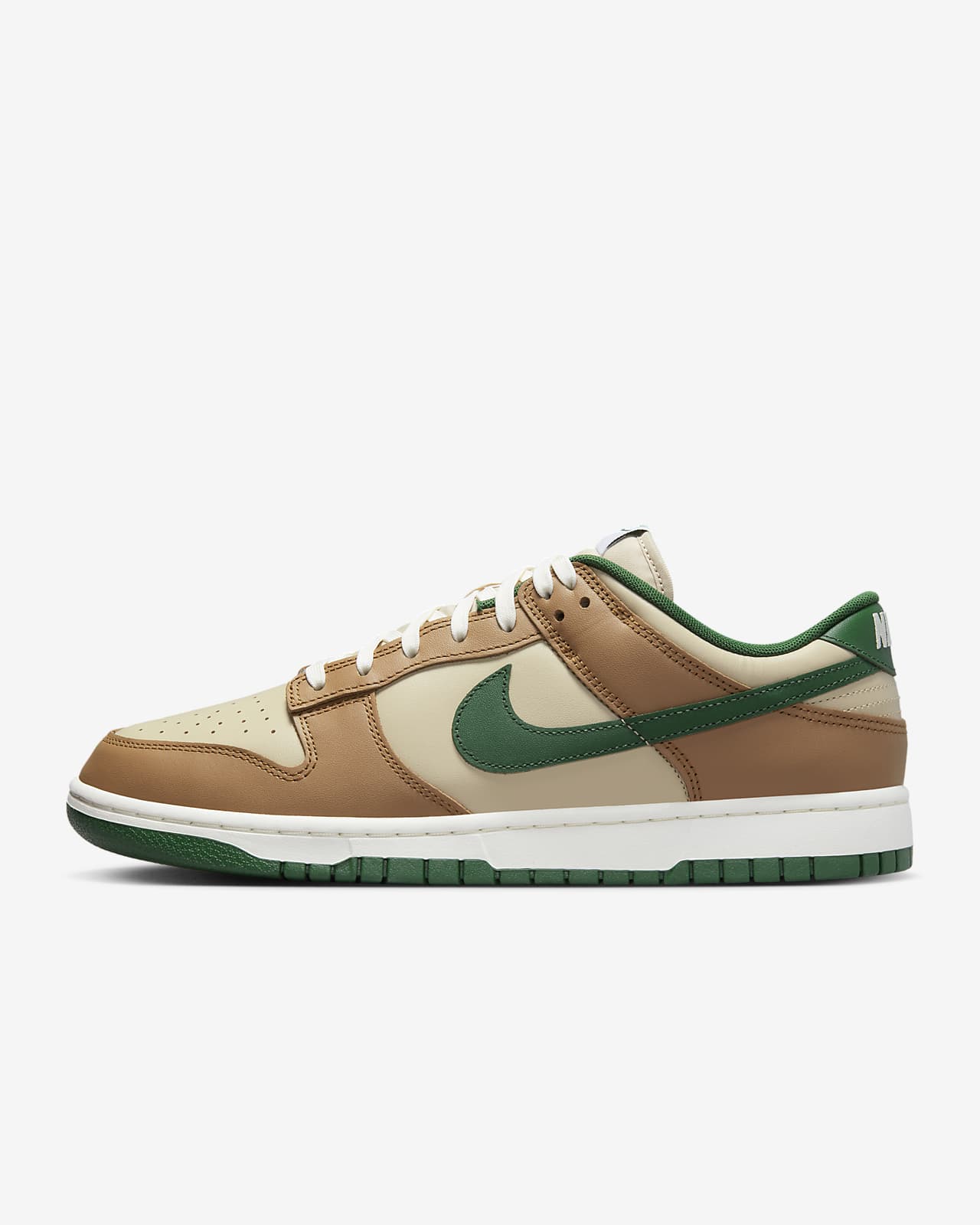 Мужские кроссовки Nike Dunk Low Retro зеленые