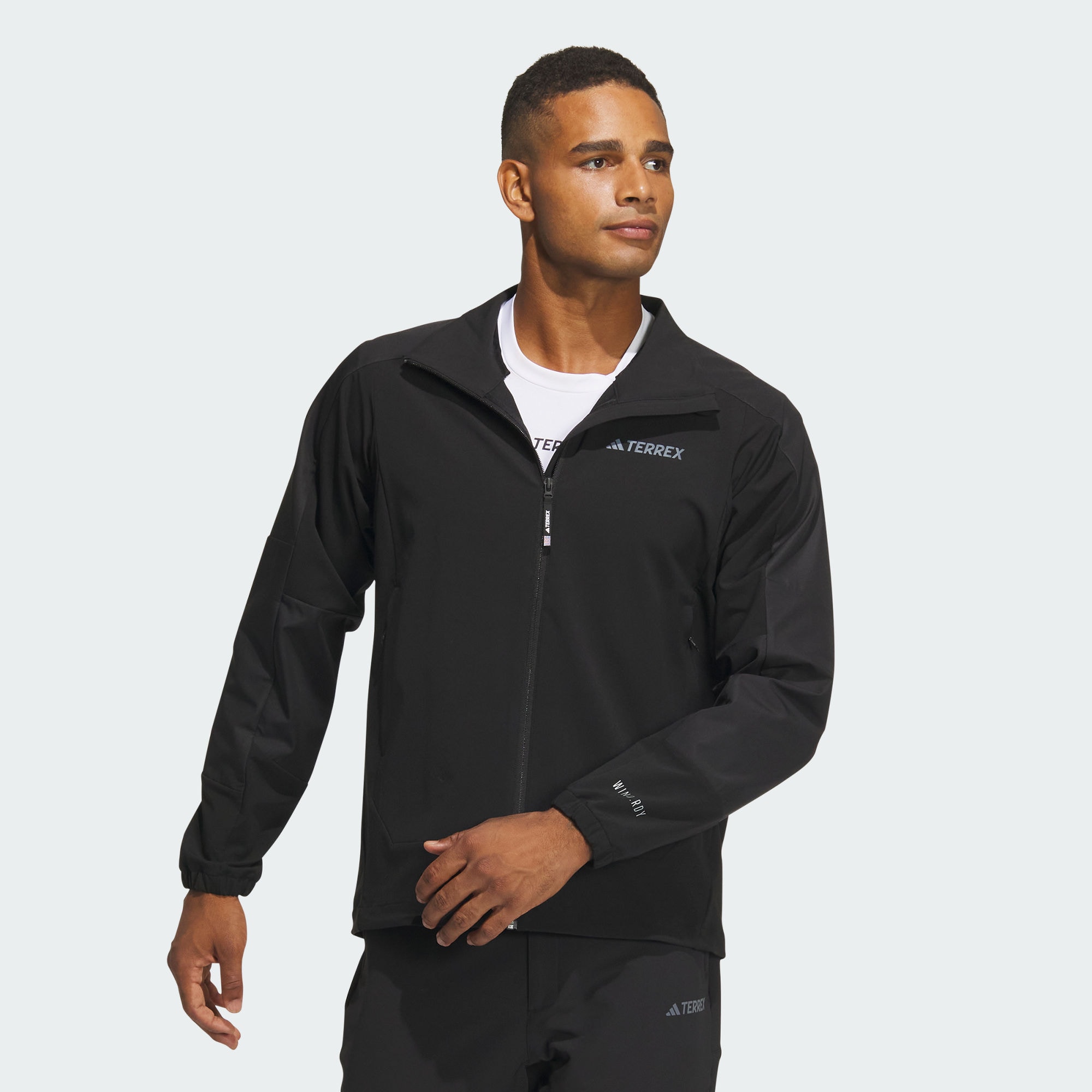 Мужской свитшот adidas WIND.RDY SOFTSHELL NON-HOODED черный