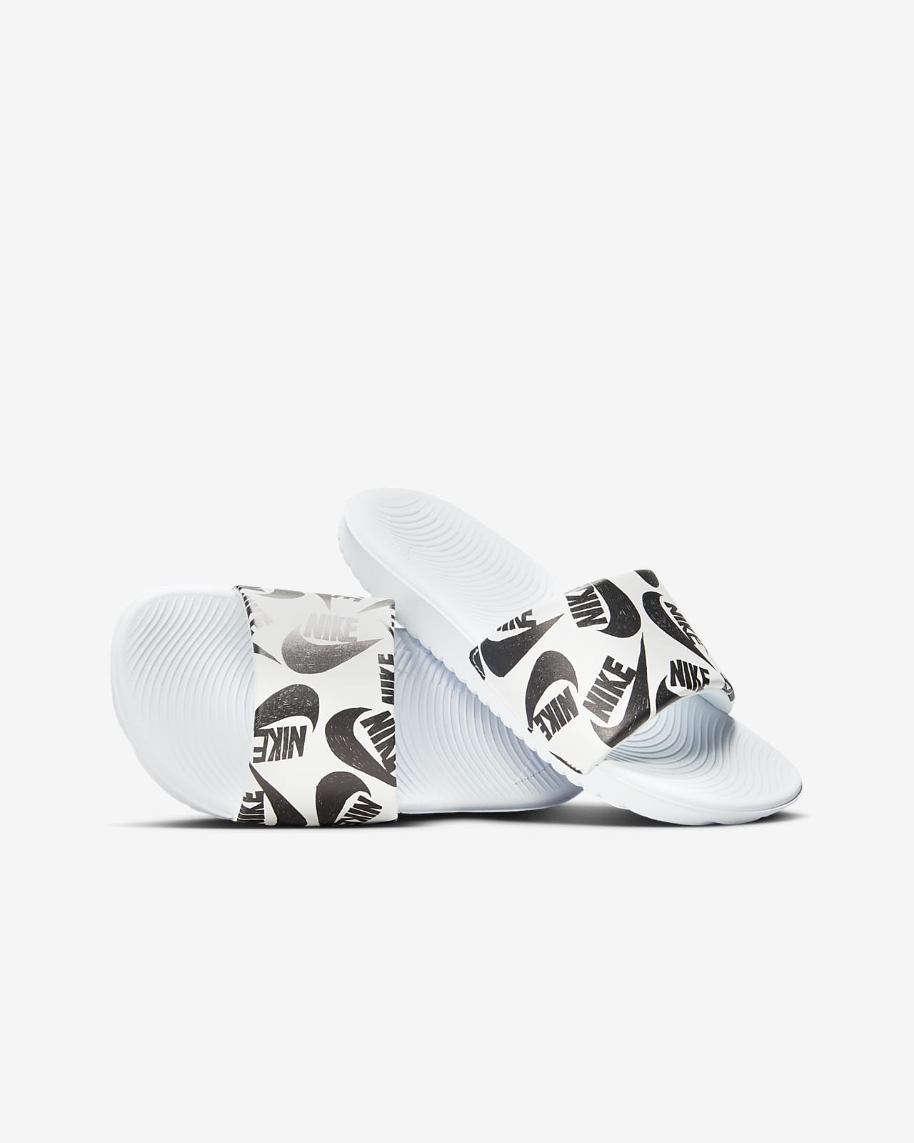 Детские сланцы Nike Kawa Slide SE JDI (GS/PS) черные