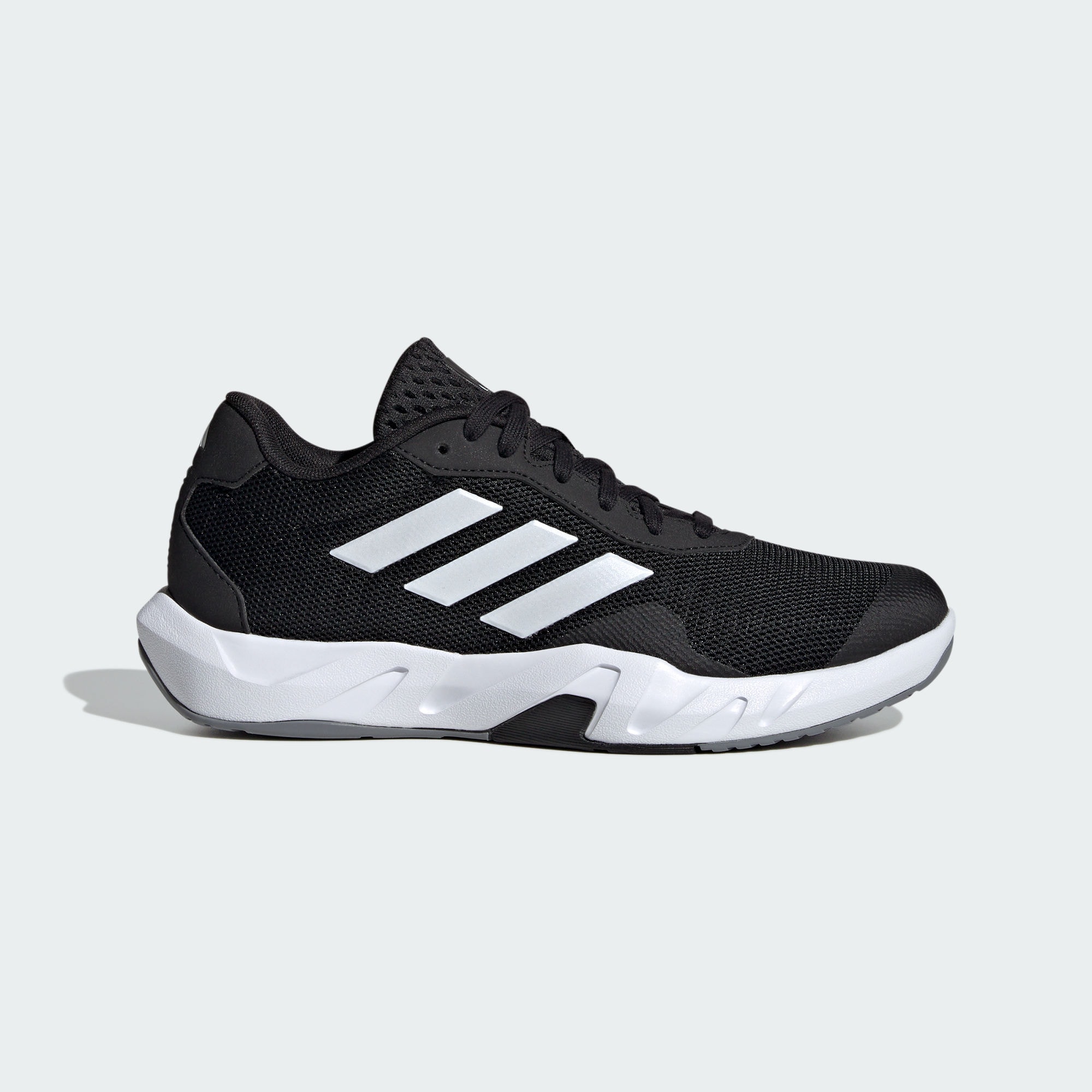 Женские кроссовки adidas AMPLIMOVE TRAINER SHOES черно-белые