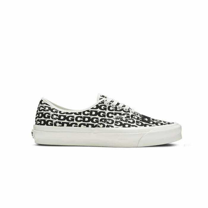 Кеды Vans Authentic Comme des Garcons Black Heel Tab (Curved Rubber)