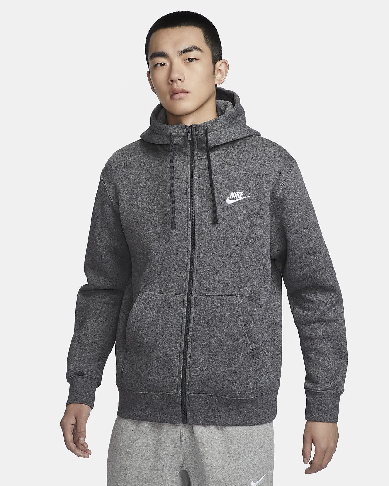 Мужская толстовка Nike Sportswear Club Fleece черная