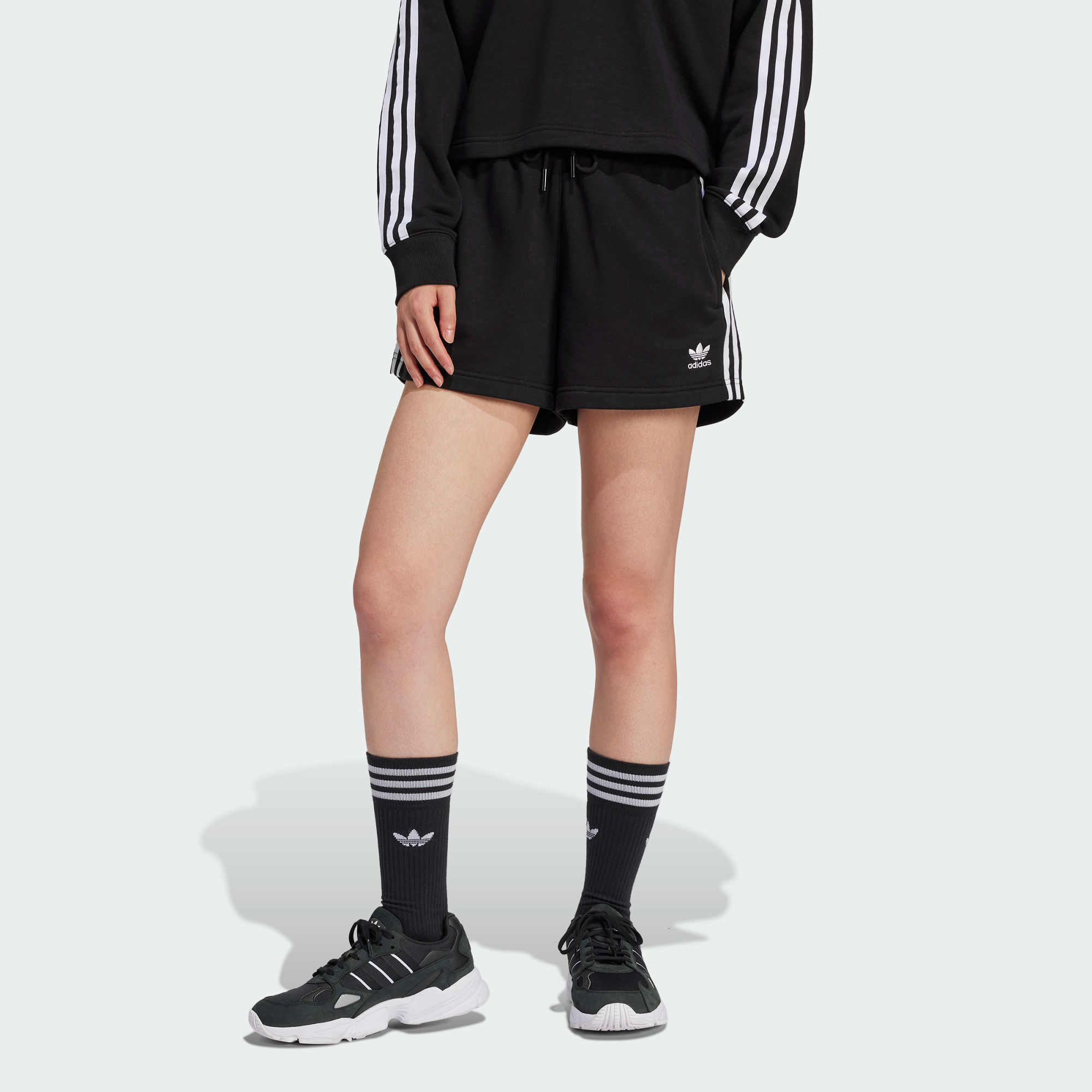 Женские шорты adidas 3-STRIPES FRENCH TERRY SHORTS